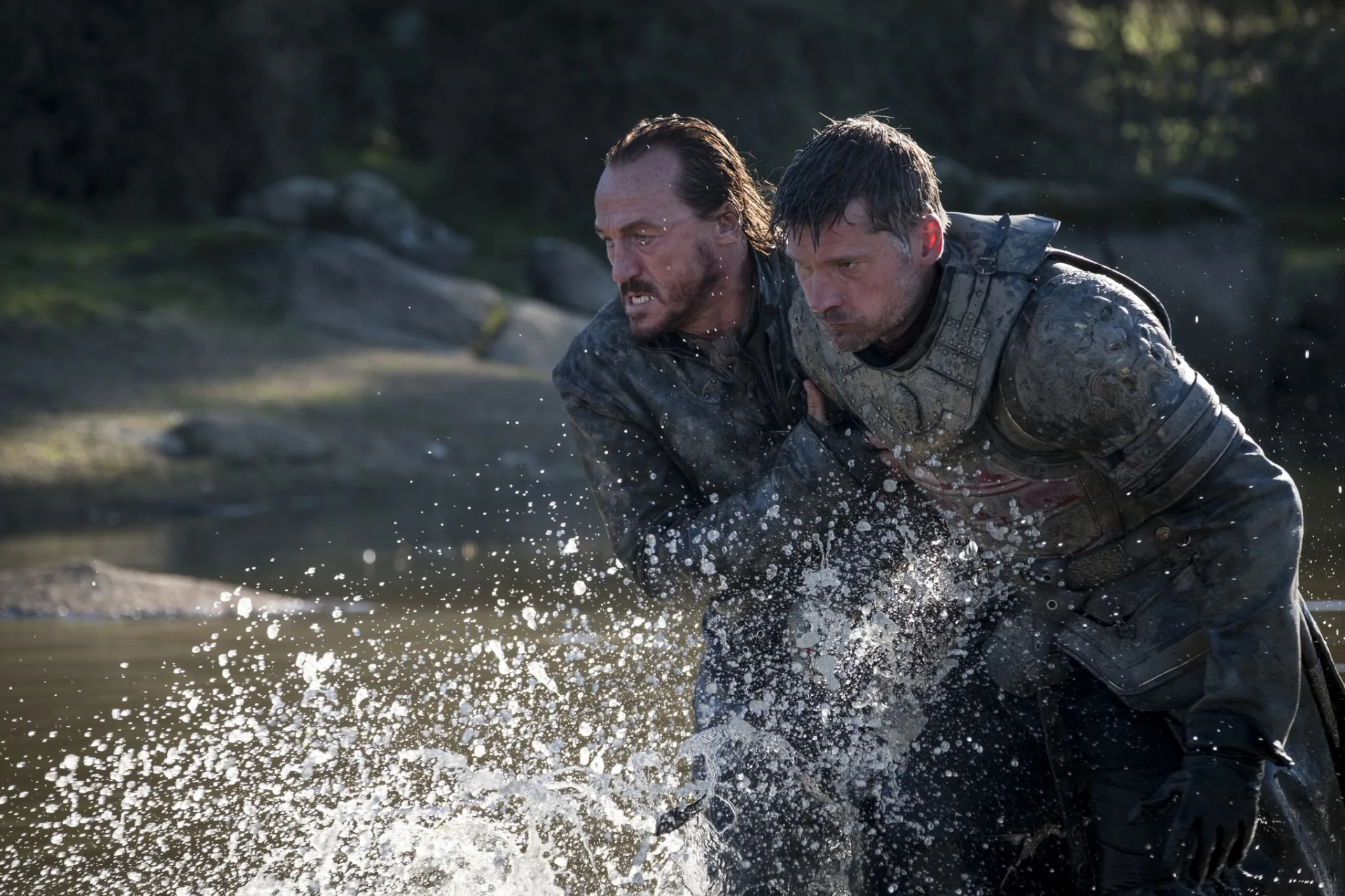 Nikolaj Coster-Waldau and Jerome Flynn in Game of Thrones (2011)