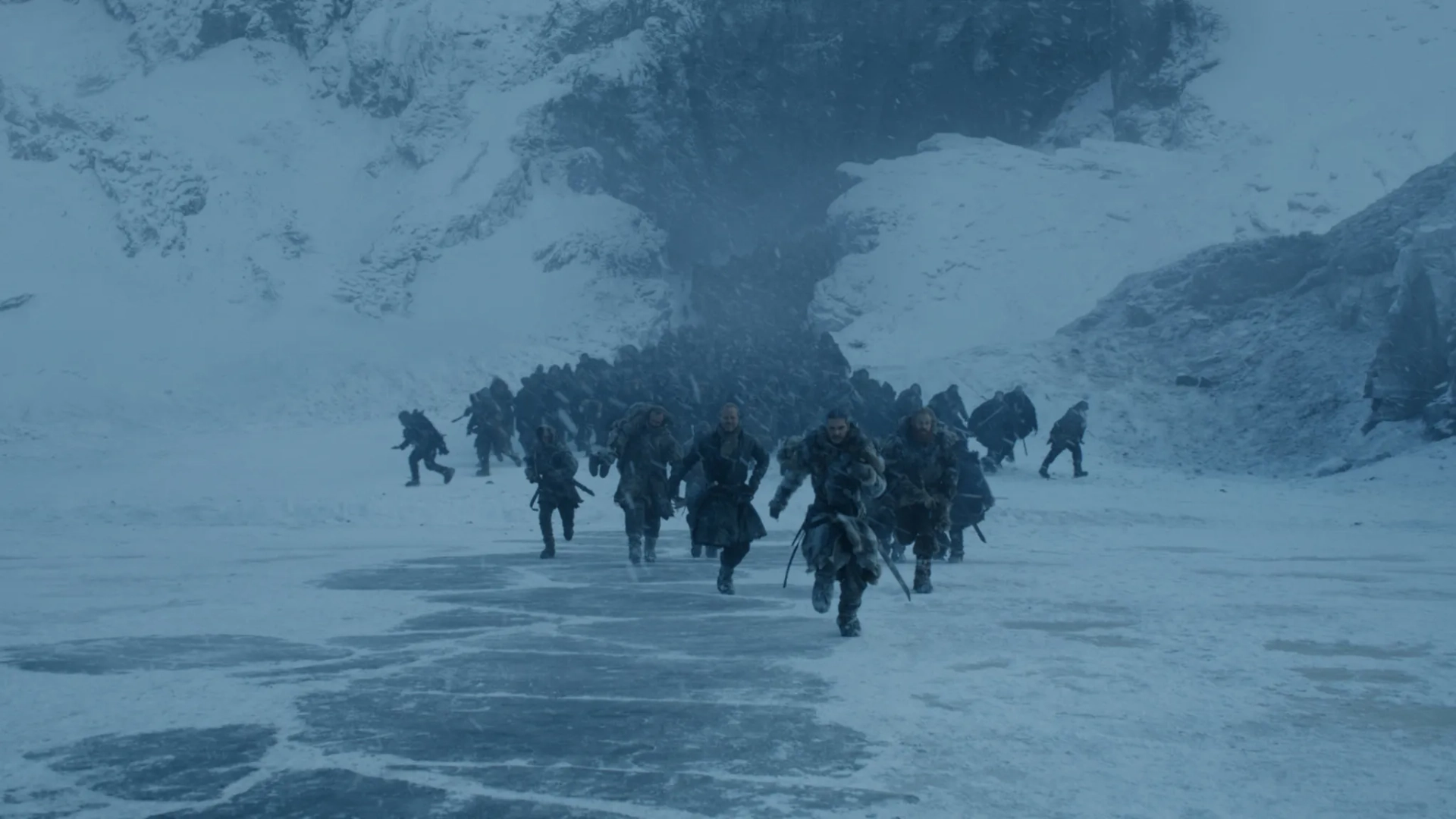 Iain Glen, Rory McCann, Kristofer Hivju, and Kit Harington in Game of Thrones (2011)