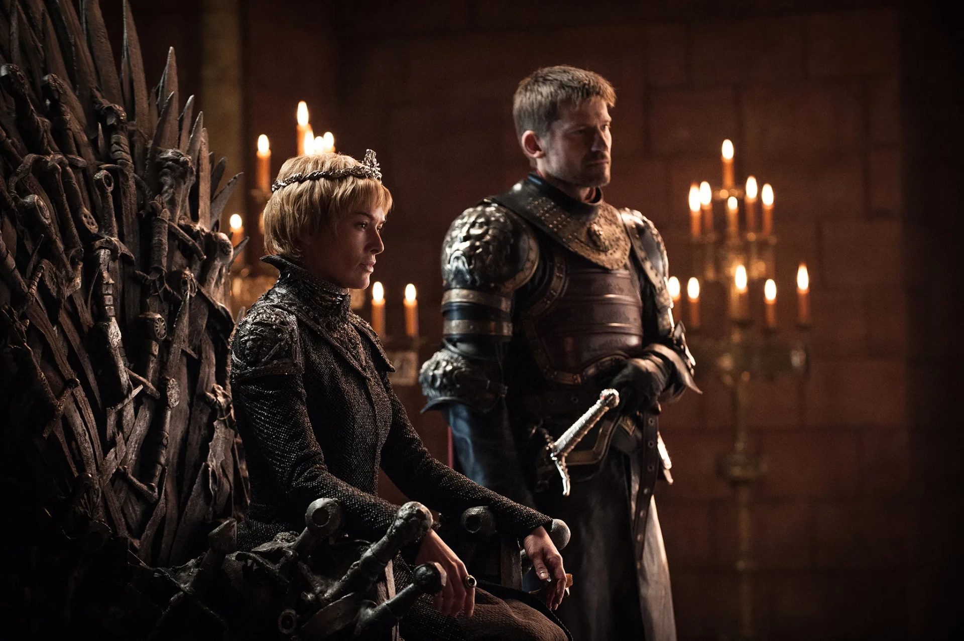Nikolaj Coster-Waldau and Lena Headey in Game of Thrones (2011)