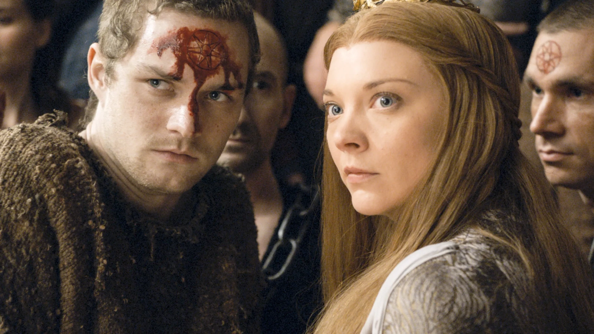 Natalie Dormer and Finn Jones in Game of Thrones (2011)