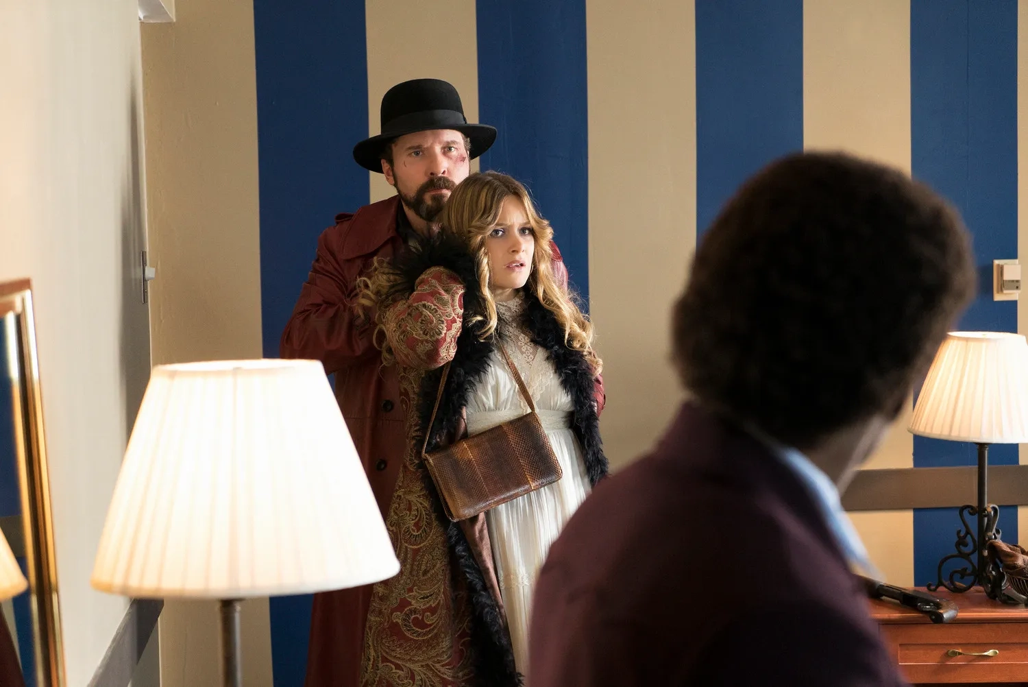 Brad Mann, Bokeem Woodbine, and Rachel Keller in Fargo (2014)