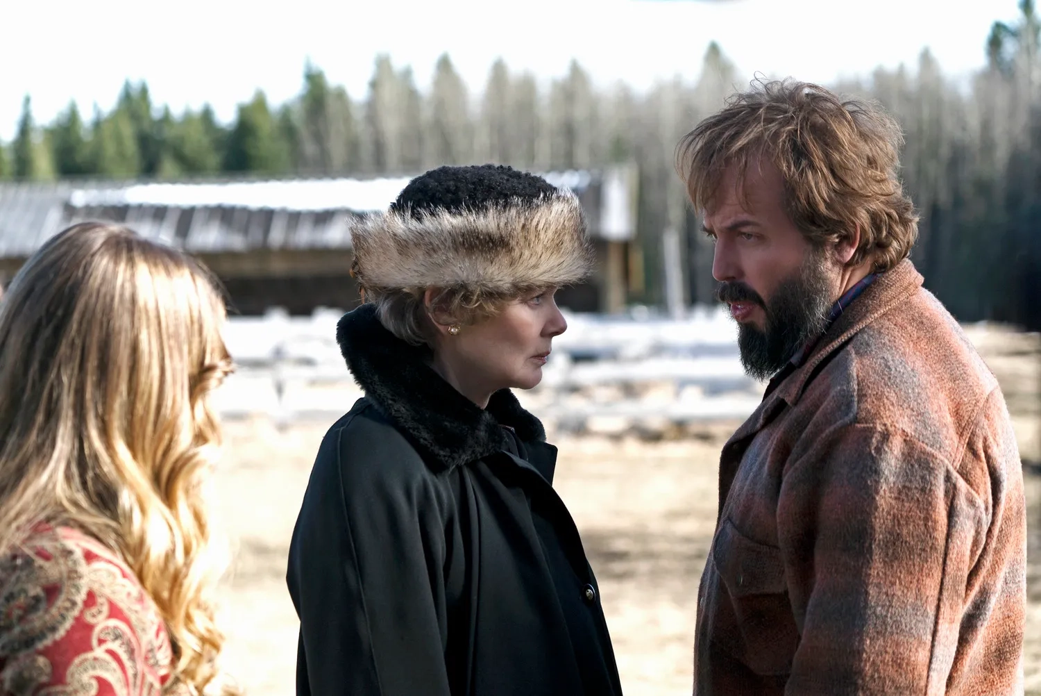 Jean Smart, Angus Sampson, and Rachel Keller in Fargo (2014)