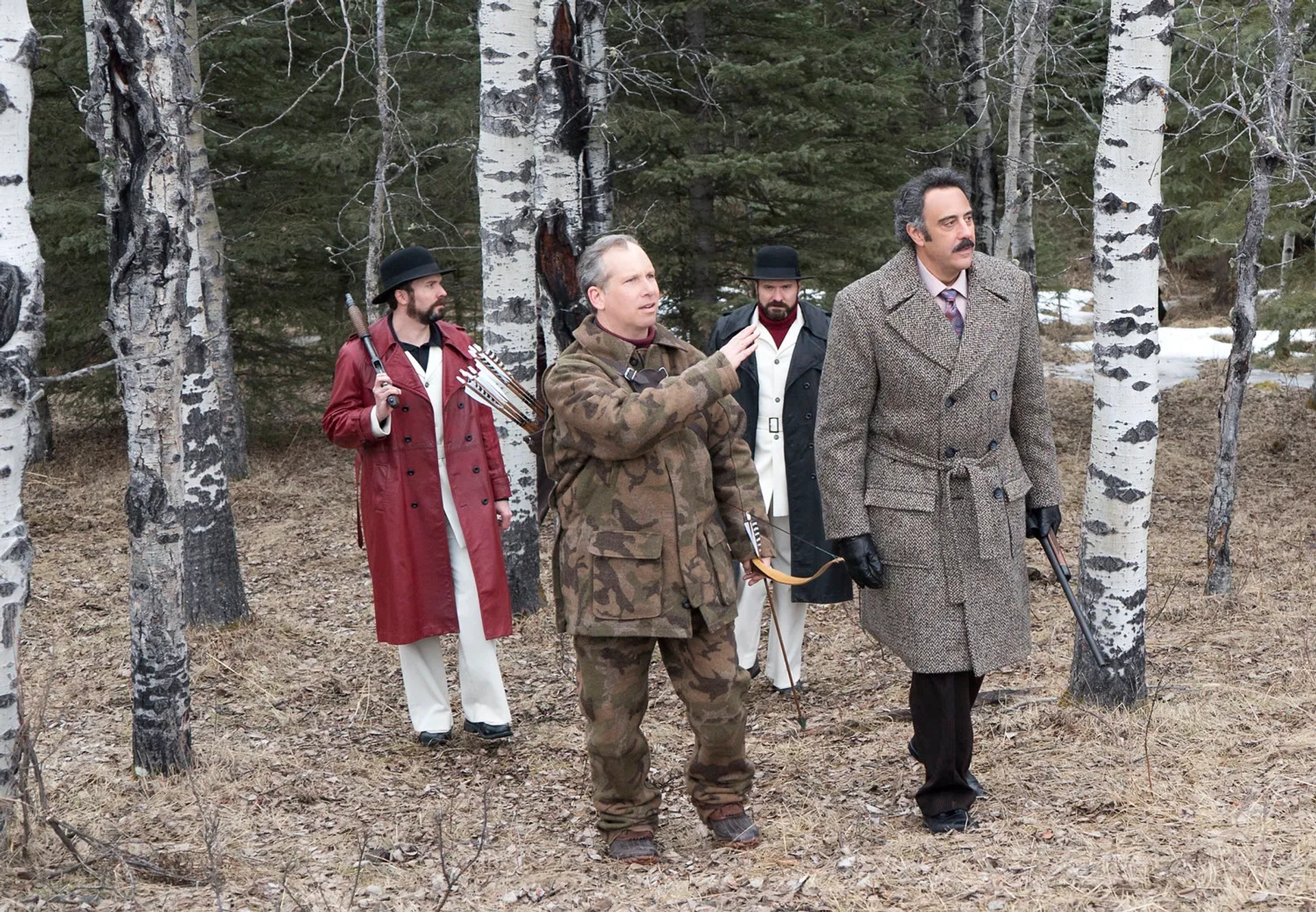 Brad Garrett, Jeff Clarke, Brad Mann, and Todd Mann in Fargo (2014)