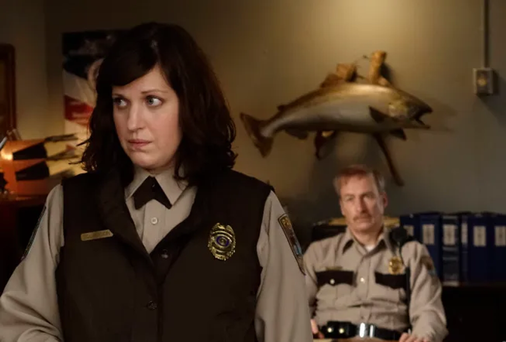 Bob Odenkirk and Allison Tolman in Fargo (2014)