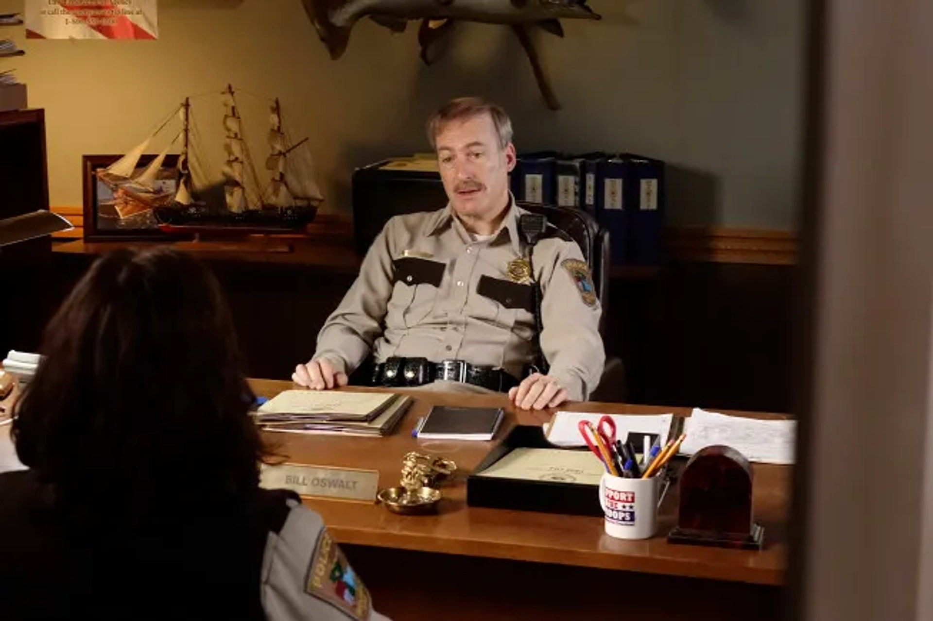 Bob Odenkirk and Allison Tolman in Fargo (2014)