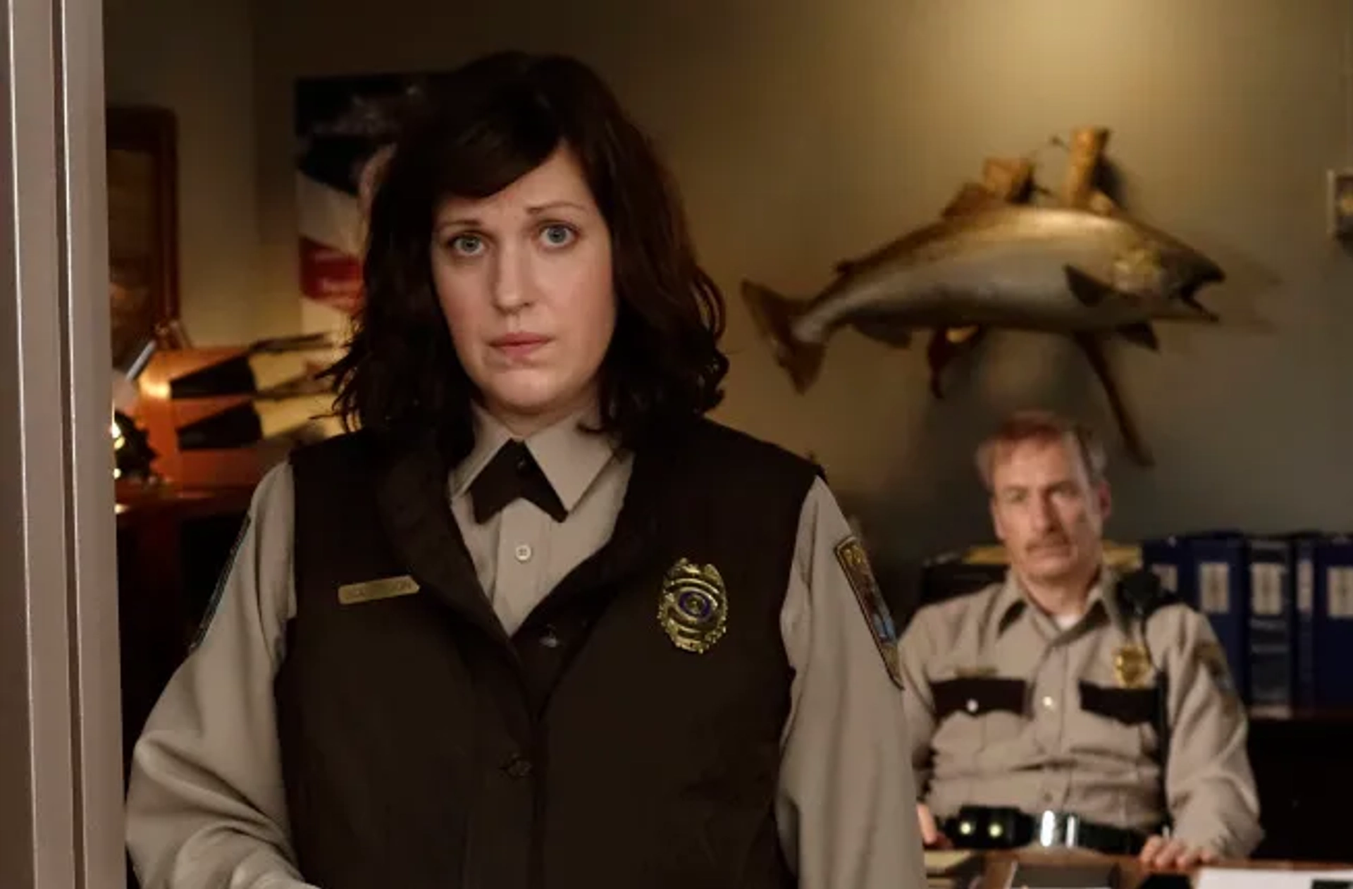 Bob Odenkirk and Allison Tolman in Fargo (2014)