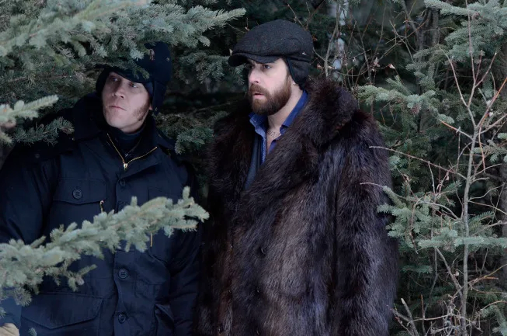 Adam Goldberg and Russell Harvard in Fargo (2014)