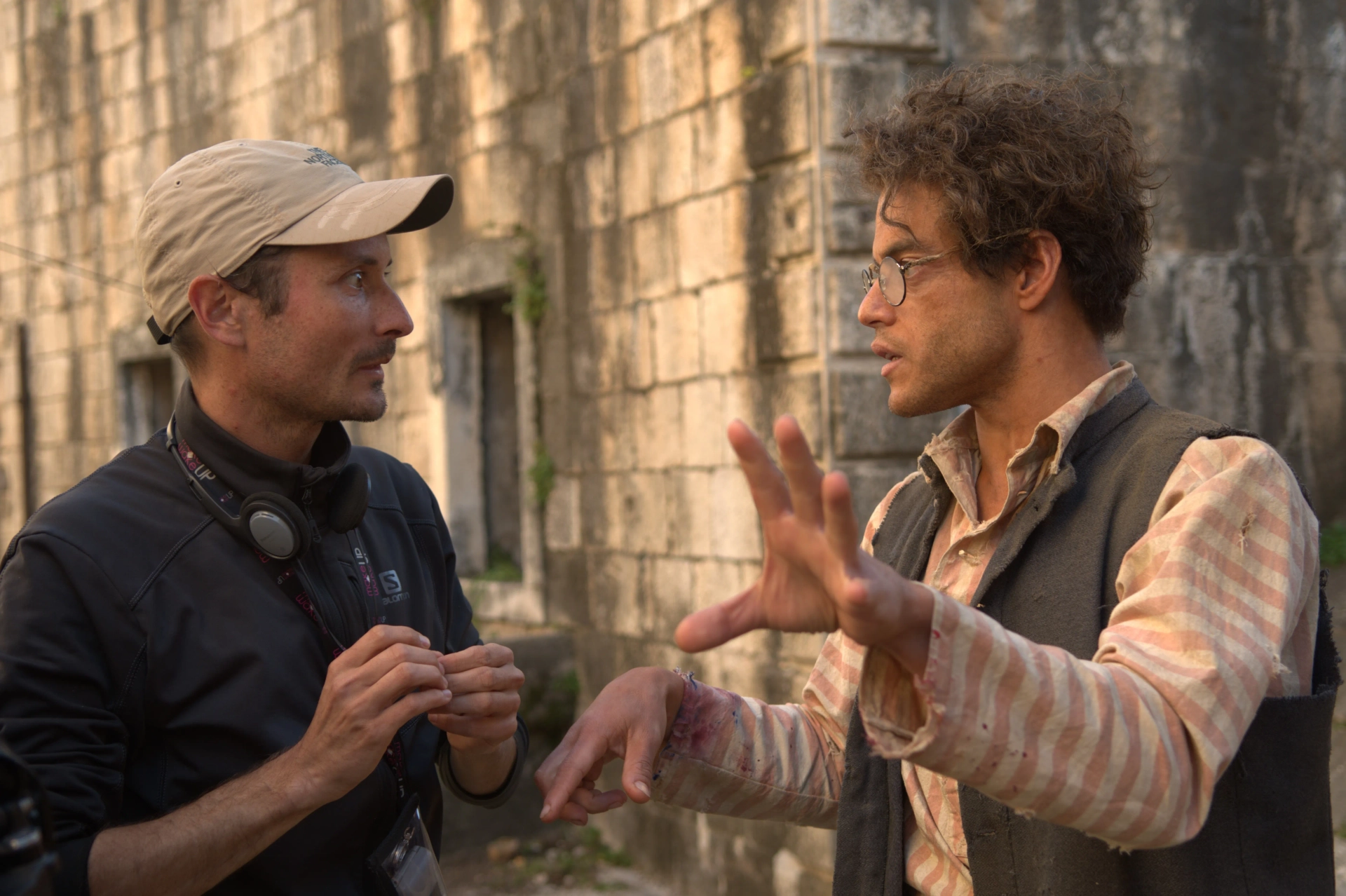 Rami Malek and Michael Noer in Papillon (2017)