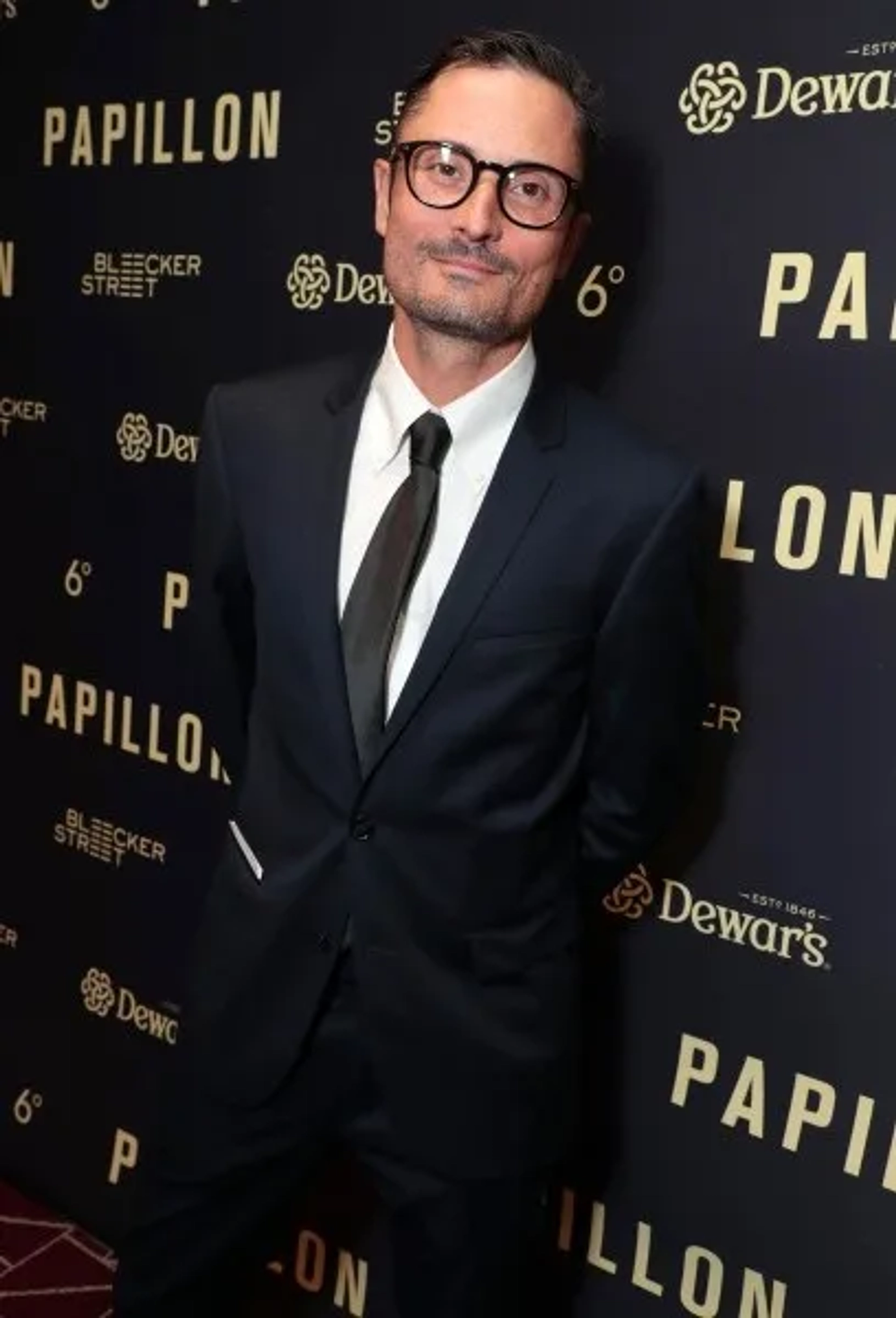 Michael Noer at an event for Papillon (2017)