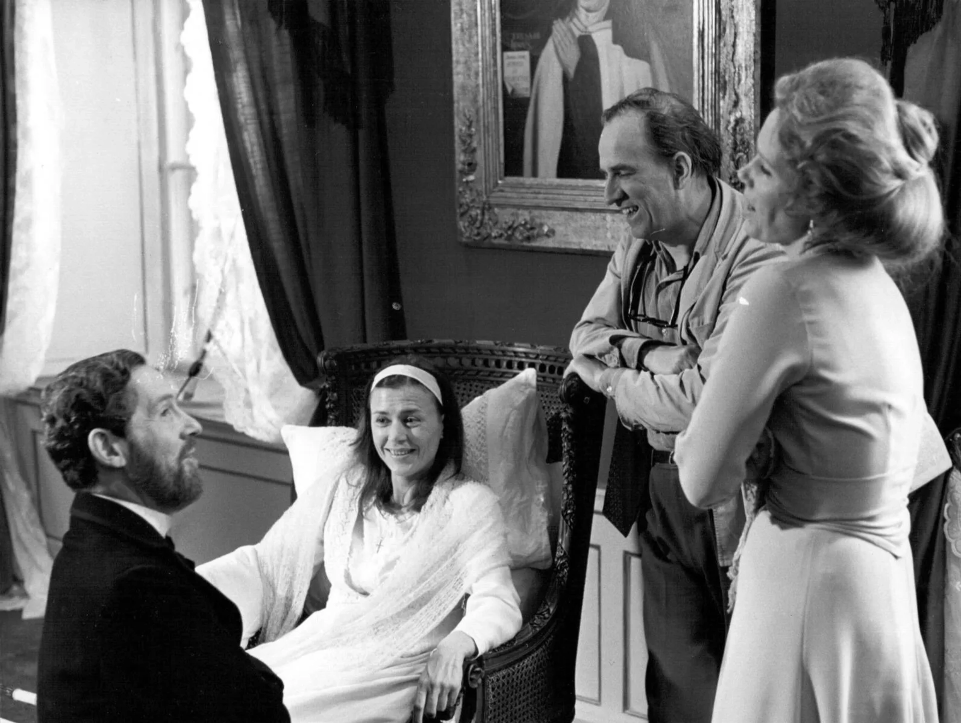 Ingmar Bergman, Harriet Andersson, Erland Josephson, and Liv Ullmann in Cries & Whispers (1972)