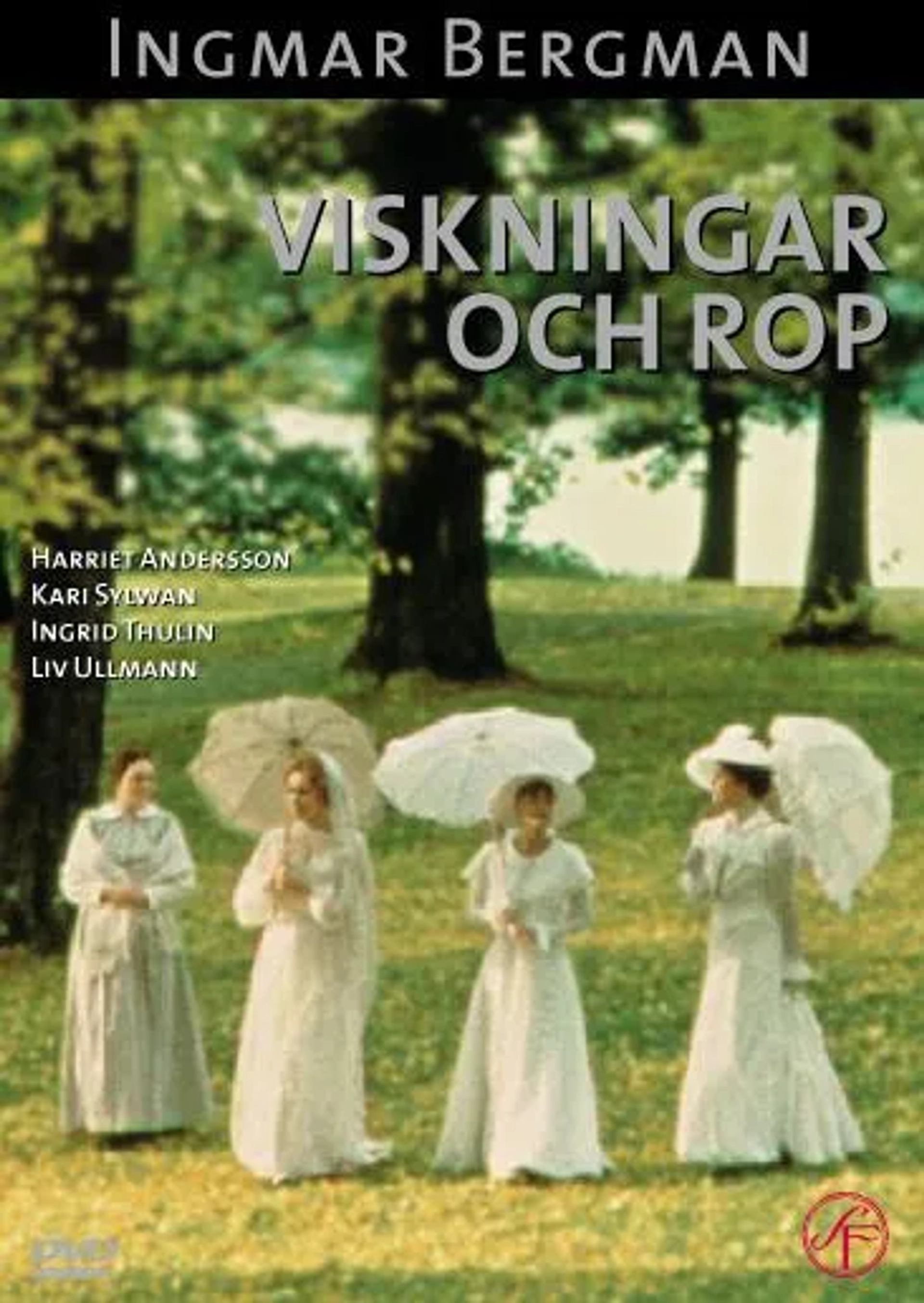 Harriet Andersson, Kari Sylwan, Ingrid Thulin, and Liv Ullmann in Cries & Whispers (1972)