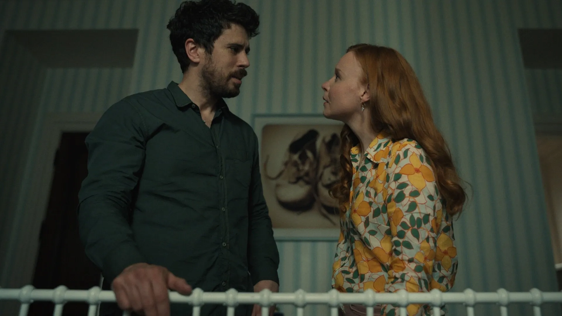 Lauren Ambrose and Toby Kebbell in Servant (2019)