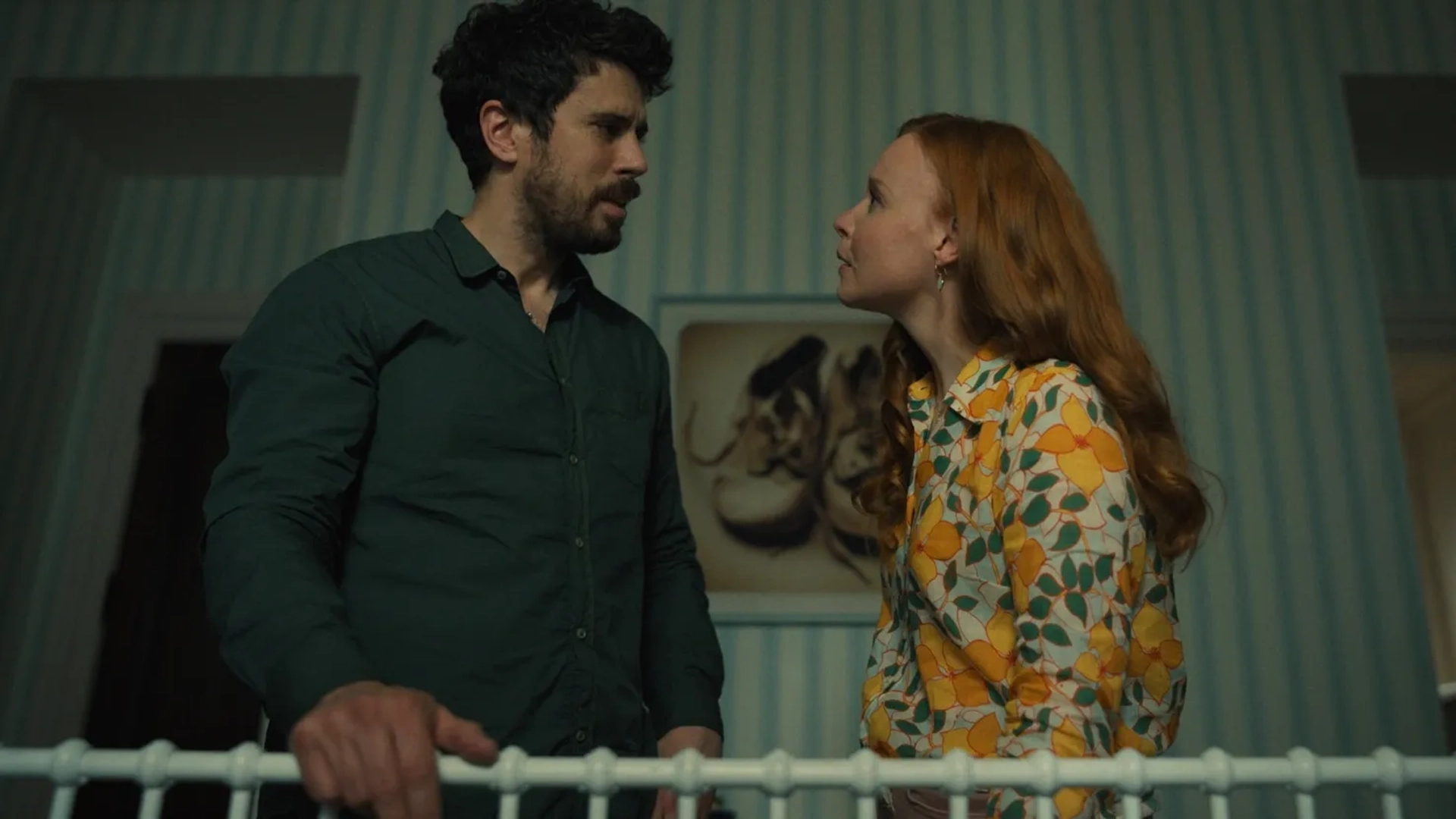 Lauren Ambrose and Toby Kebbell in Servant: Fish (2022)