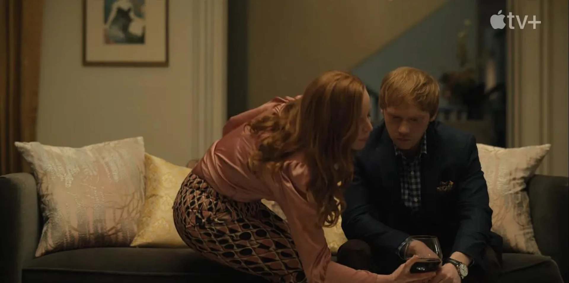 Lauren Ambrose and Rupert Grint in Servant: Hair (2022)