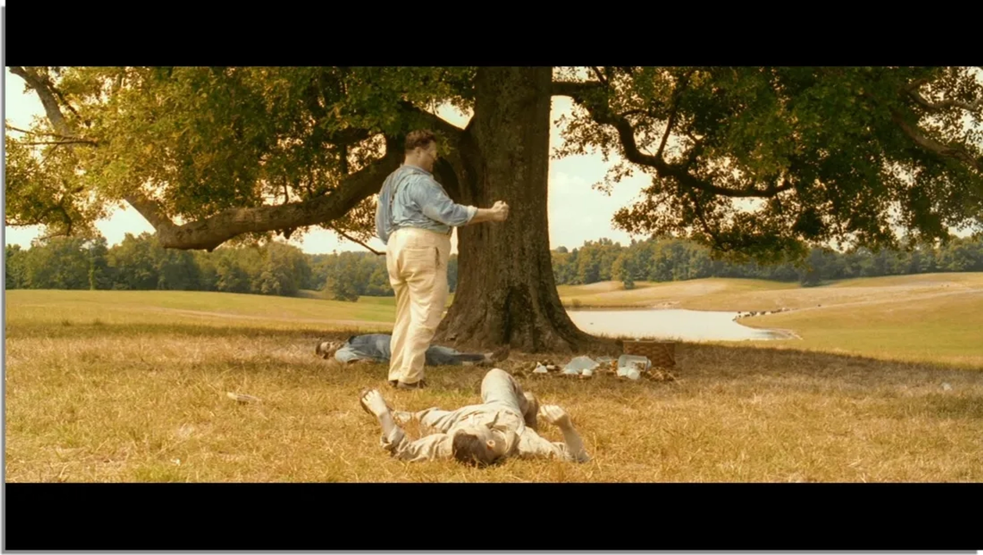 George Clooney, John Goodman, and Tim Blake Nelson in O Brother, Where Art Thou? (2000)