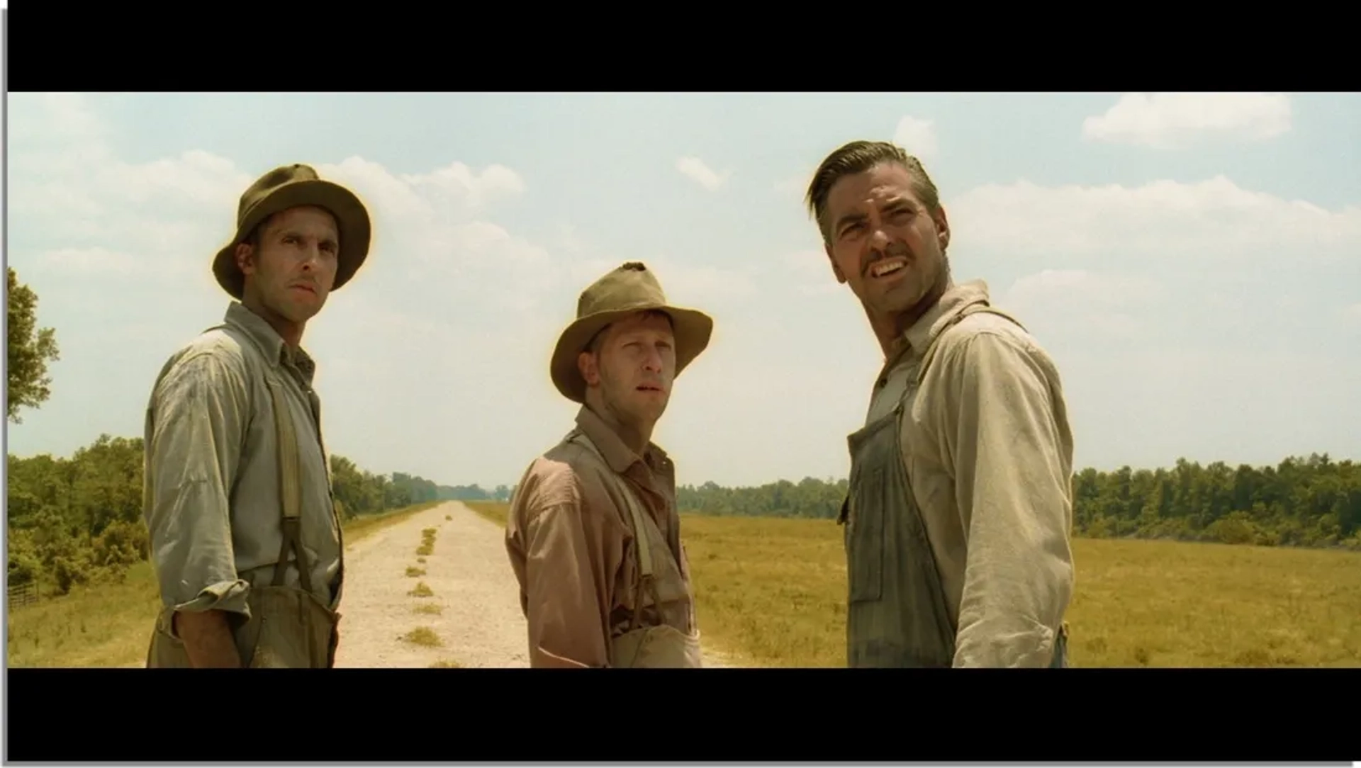 George Clooney, John Turturro, and Tim Blake Nelson in O Brother, Where Art Thou? (2000)