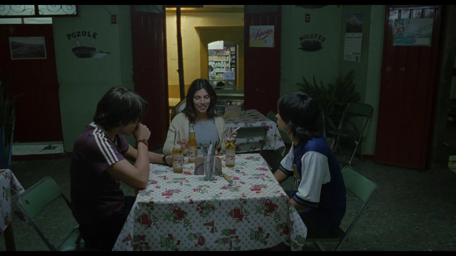 Gael García Bernal, Diego Luna, and Maribel Verdú in And Your Mother Too (2001)