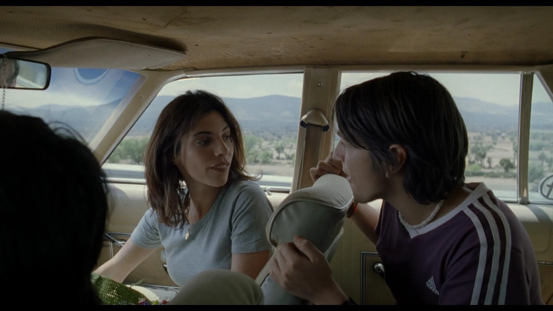 Gael García Bernal, Diego Luna, and Maribel Verdú in And Your Mother Too (2001)