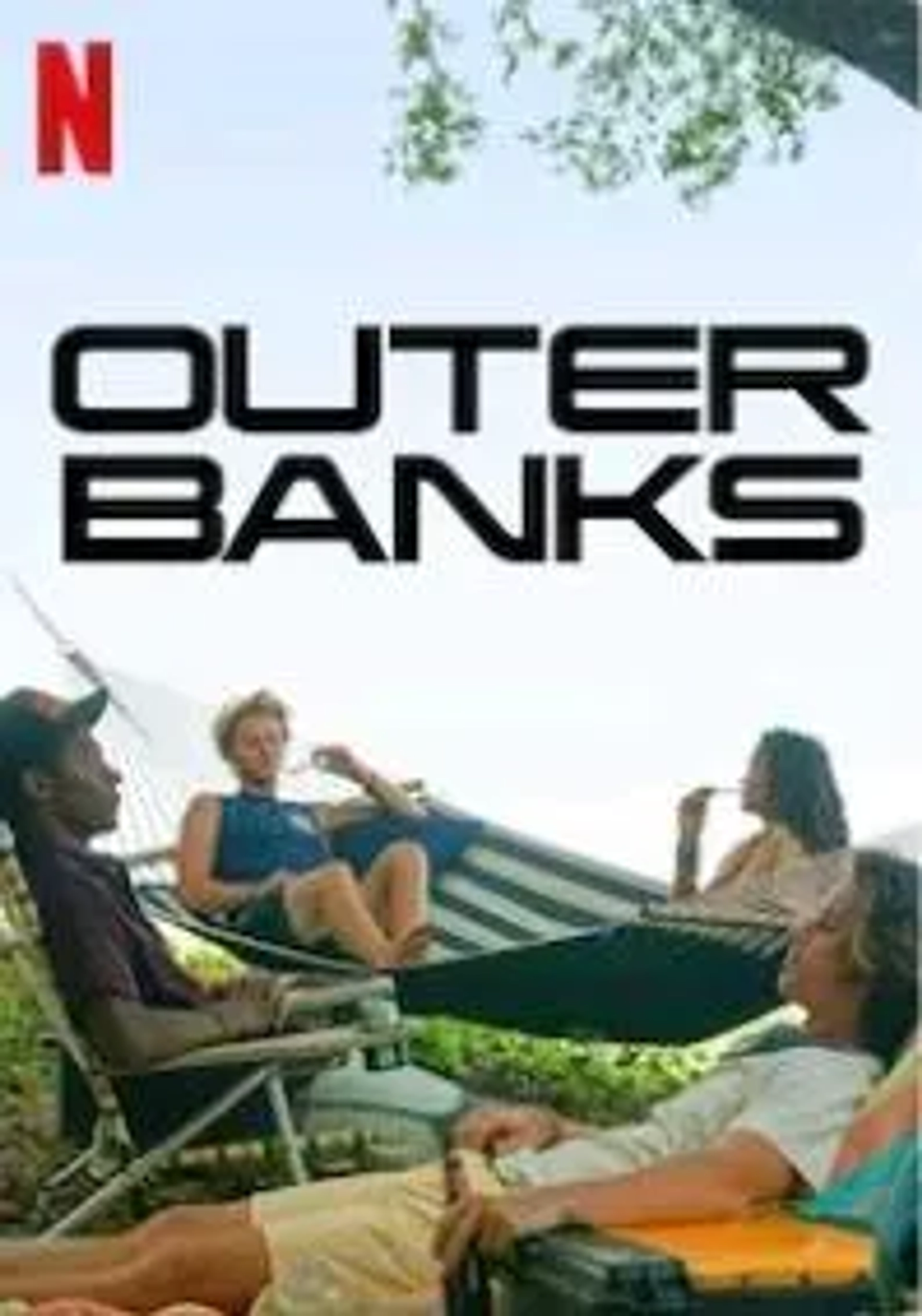 J.D., Madison Bailey, Chase Stokes, and Rudy Pankow in Outer Banks (2020)