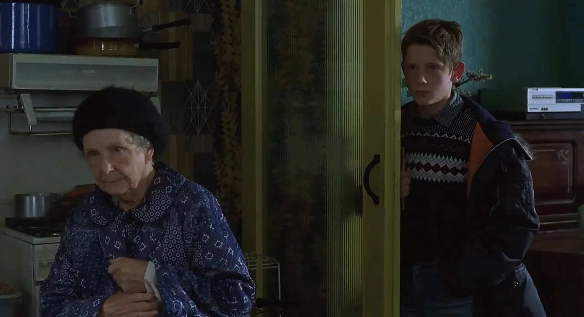 Jamie Bell and Jean Heywood in Billy Elliot (2000)