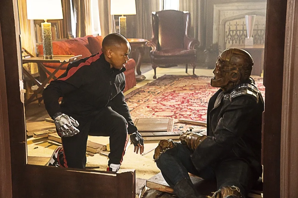 Brendan Fraser, Joivan Wade, and Riley Shanahan in Doom Patrol (2019)