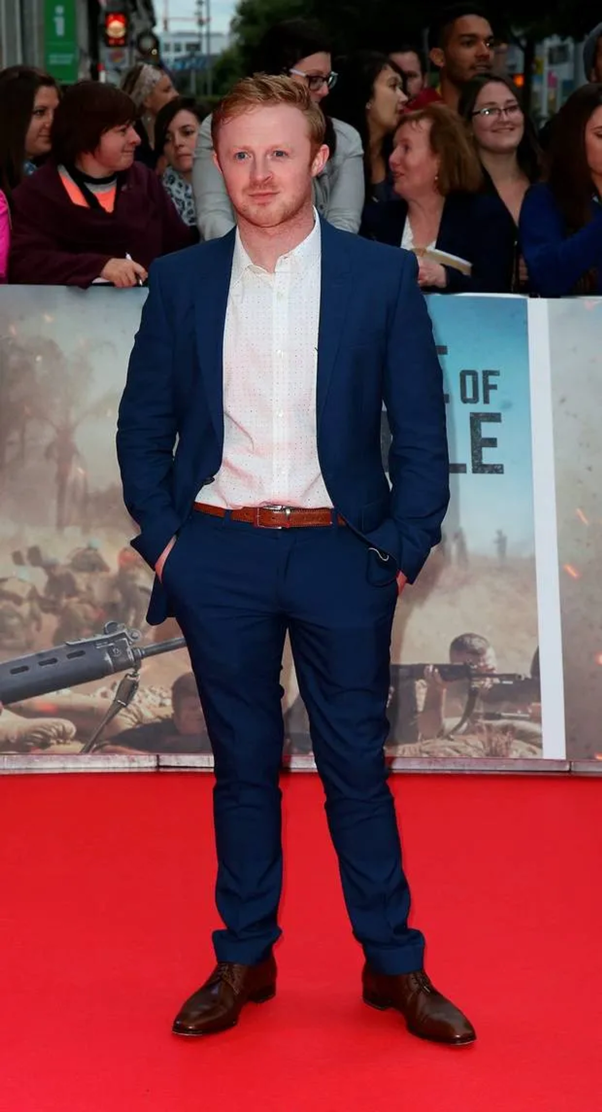 Conor MacNeill attending the premiere of The Siege of Jadotville at the Savoy Cinema in Dublin.