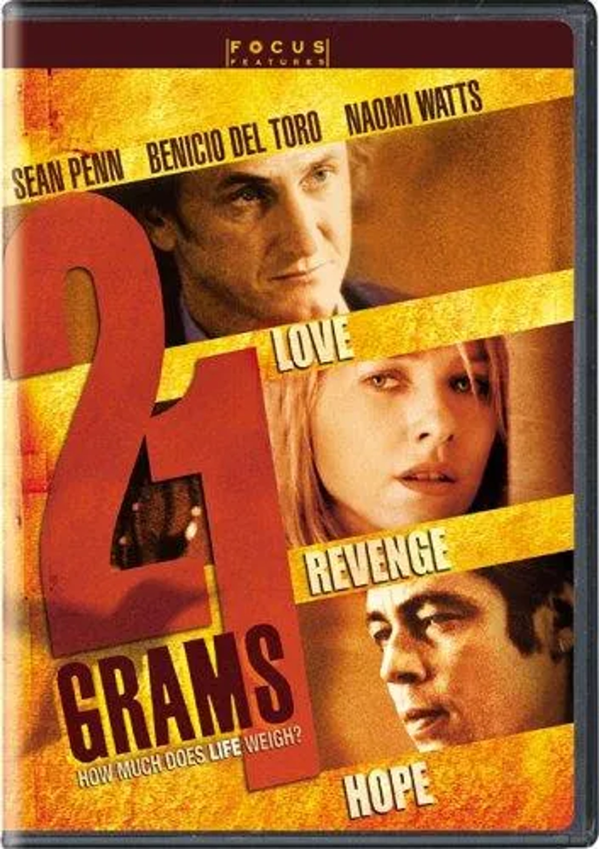 Sean Penn, Benicio Del Toro, and Naomi Watts in 21 Grams (2003)