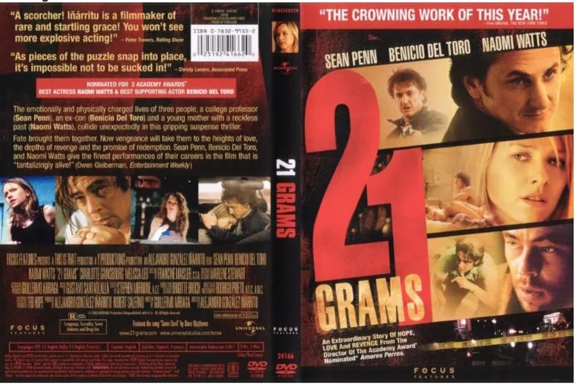 Sean Penn, Benicio Del Toro, Alejandro G. Iñárritu, Melissa Leo, and Naomi Watts in 21 Grams (2003)