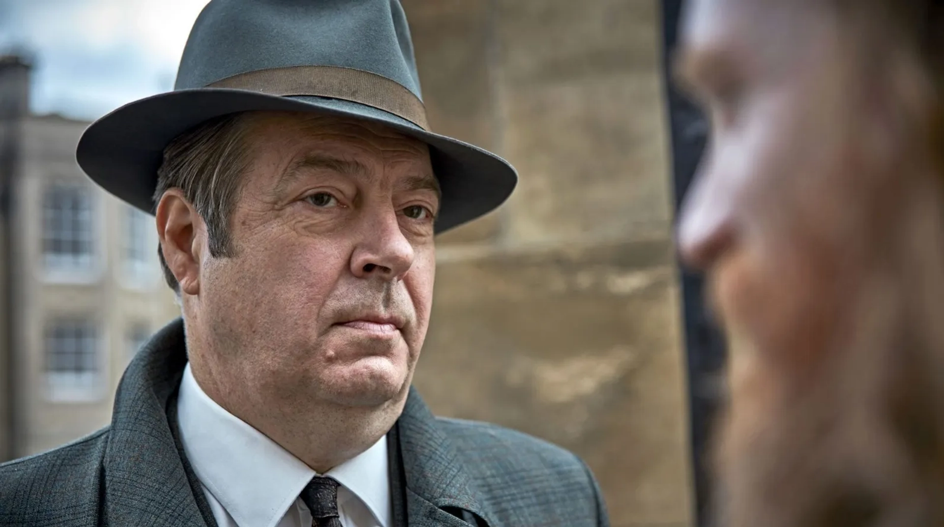 Roger Allam and Simon Meacock in Endeavour (2012)