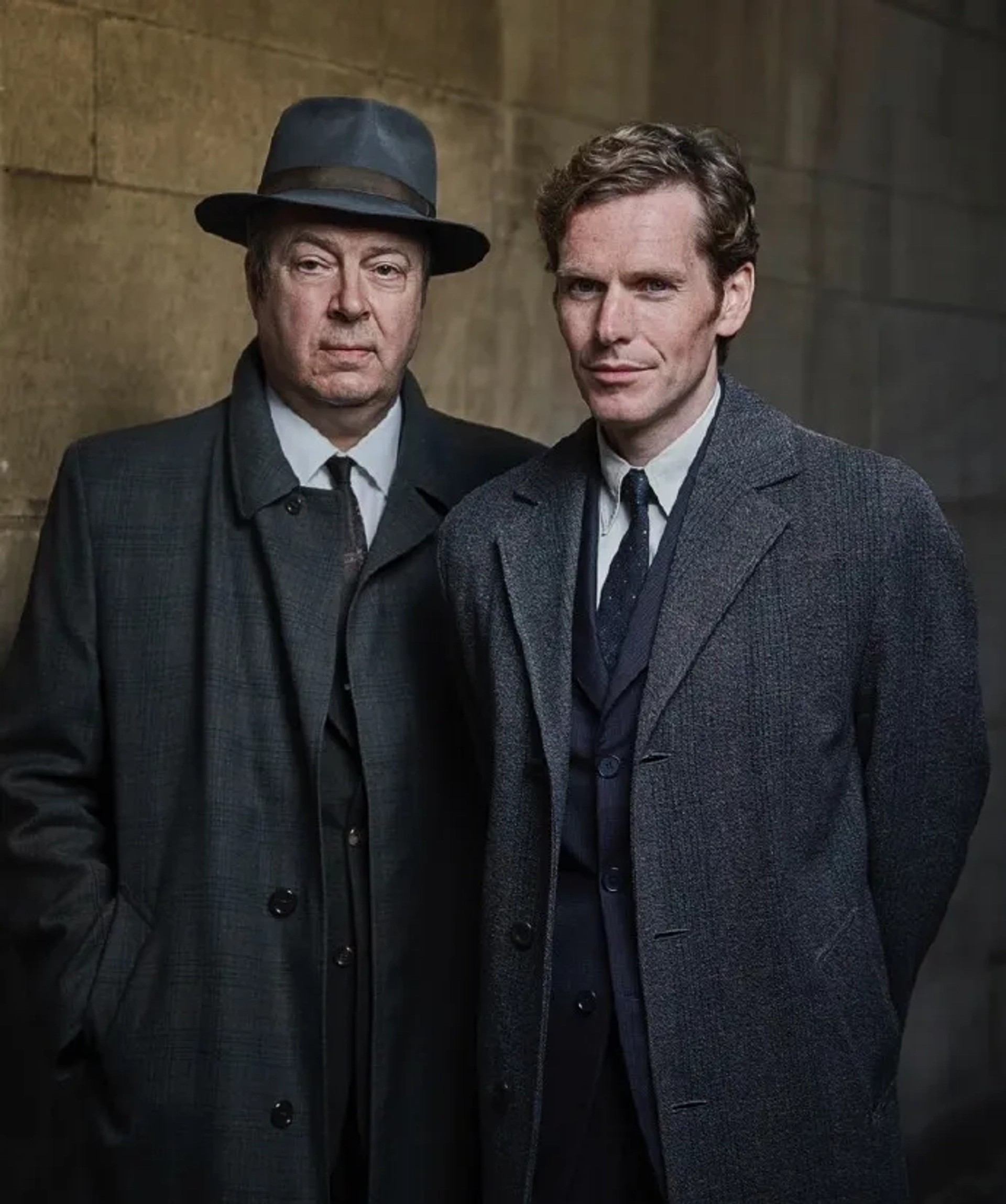 Roger Allam and Shaun Evans in Endeavour (2012)