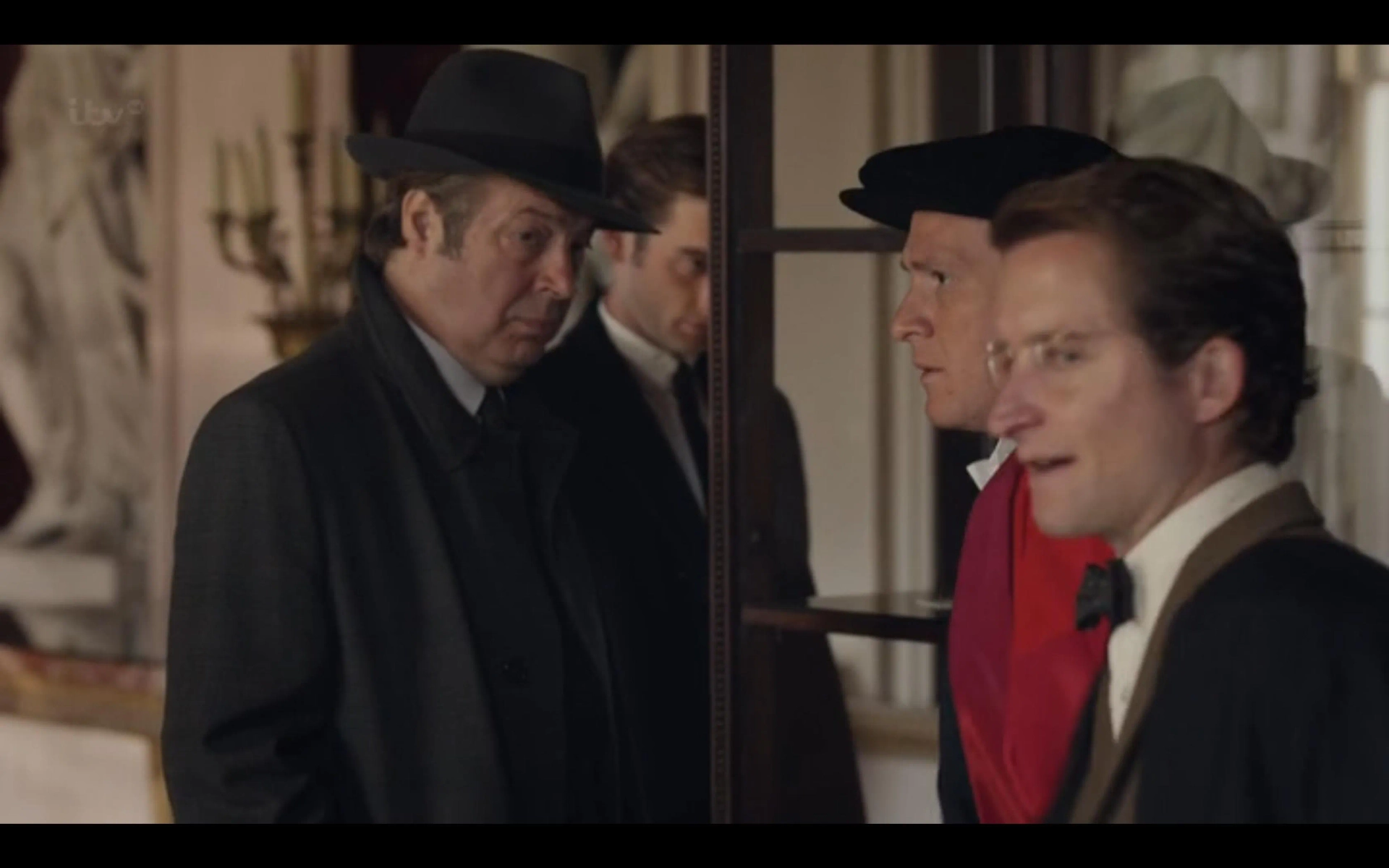 Roger Allam, William Mannering, and Jamie Parker in Endeavour (2012)