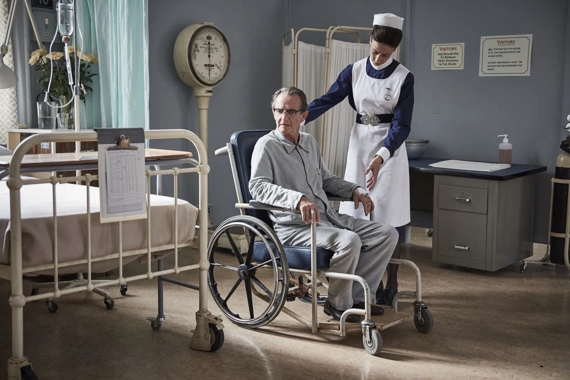 Anton Lesser and Amy Marston in Endeavour (2012)