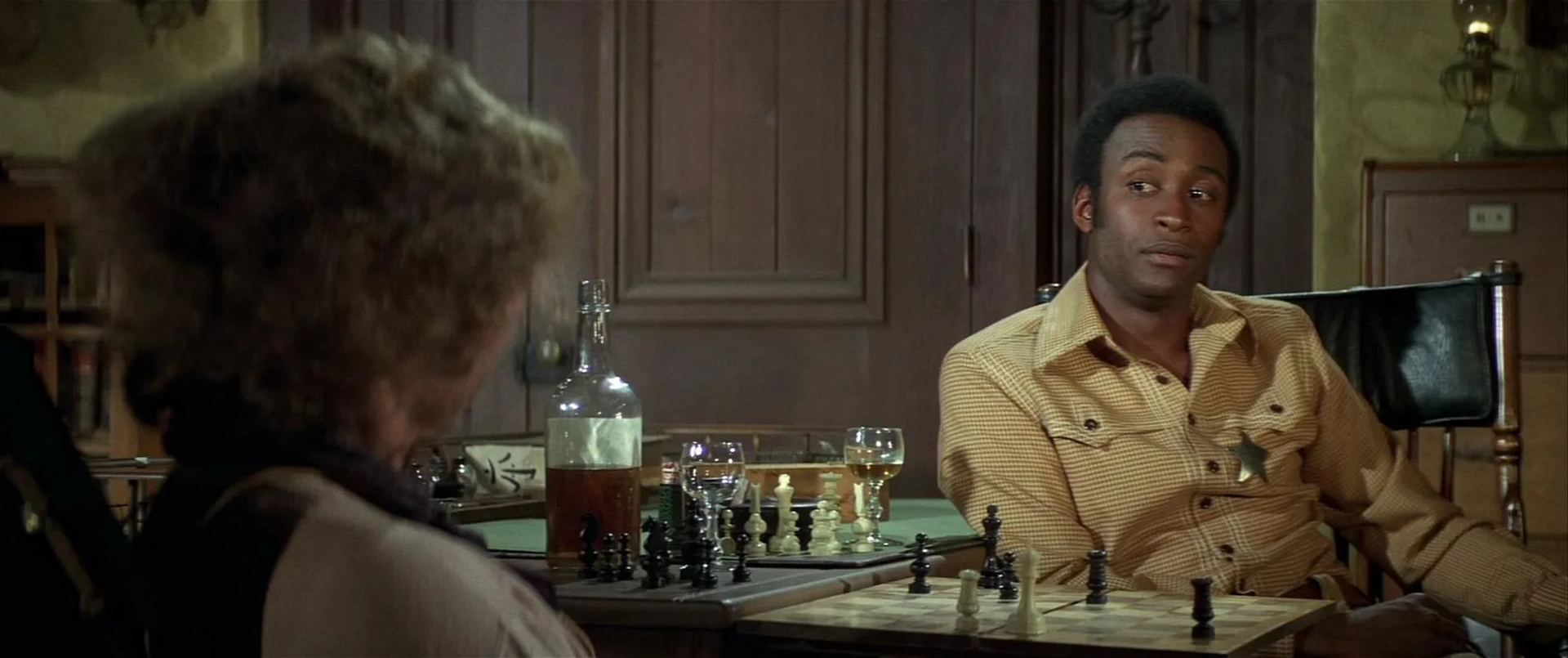 Gene Wilder and Cleavon Little in Blazing Saddles (1974)