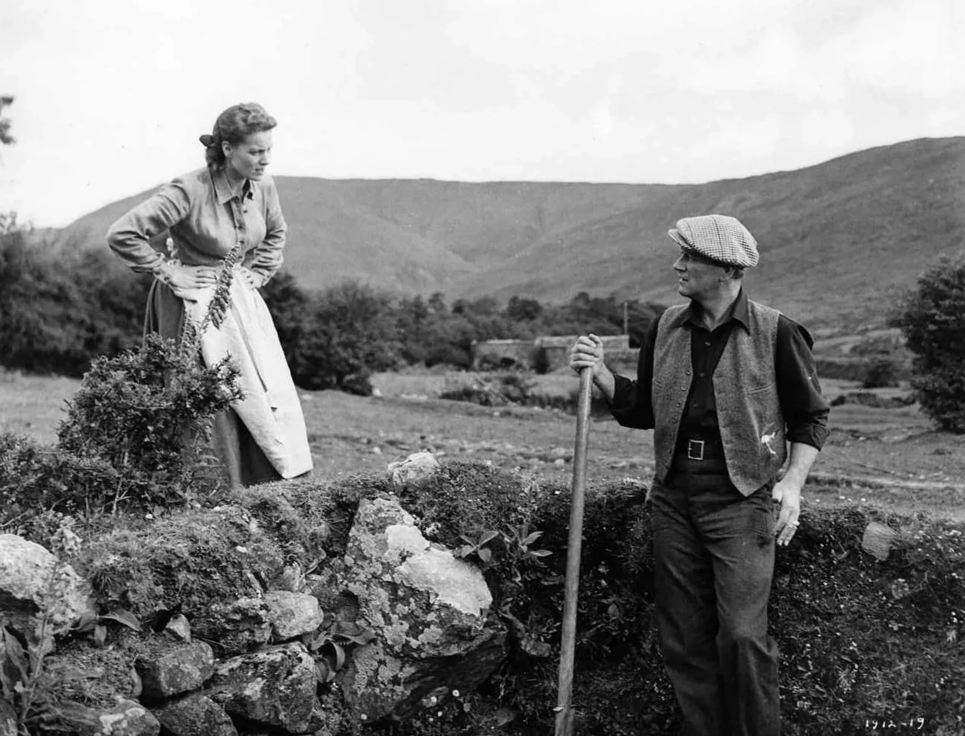 Maureen O'Hara and John Wayne in The Quiet Man (1952)