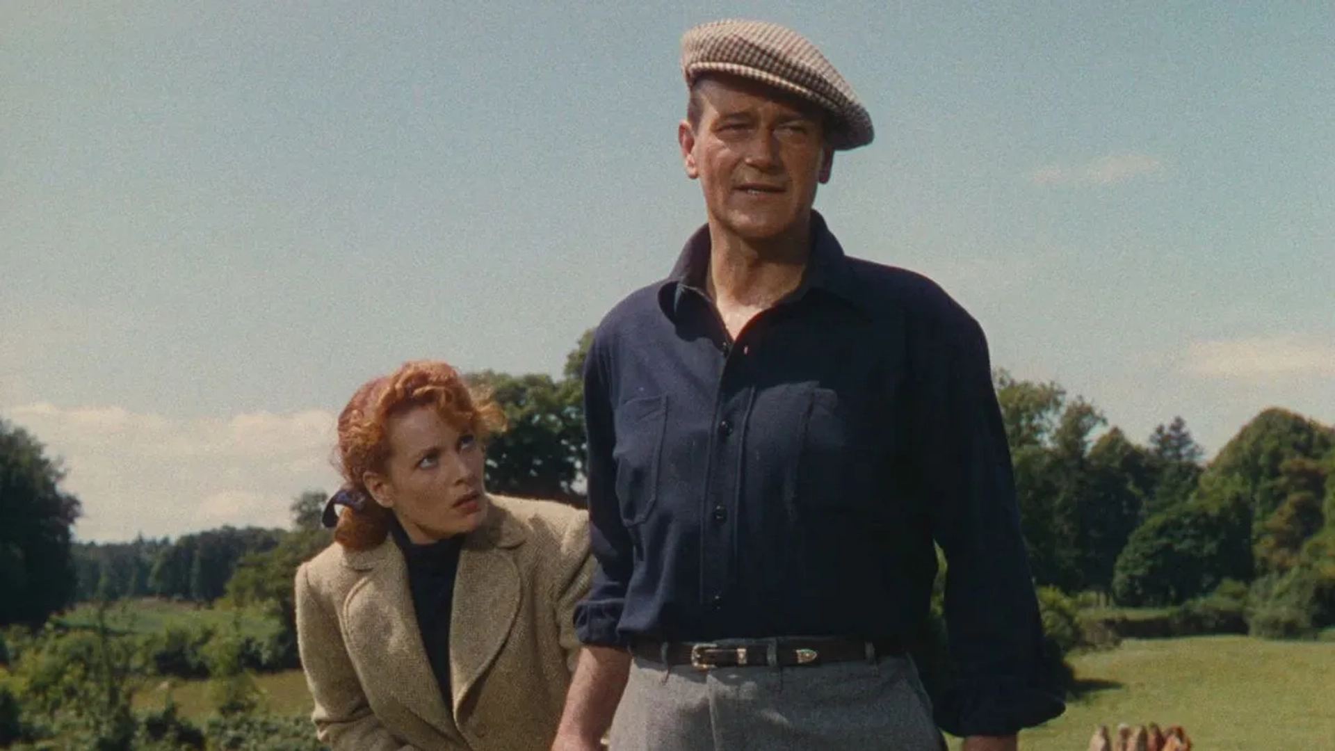 Maureen O'Hara and John Wayne in The Quiet Man (1952)