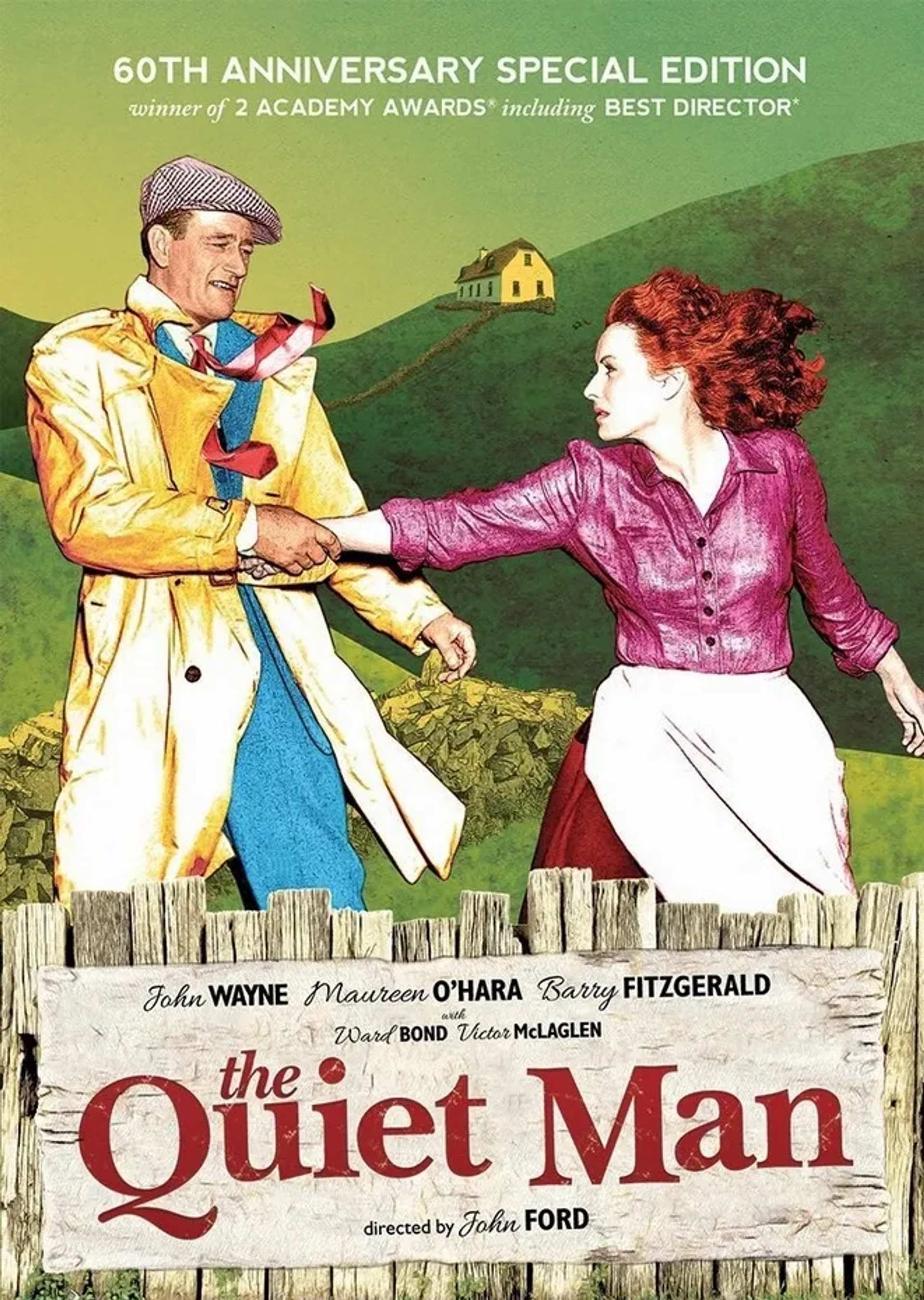 Maureen O'Hara and John Wayne in The Quiet Man (1952)