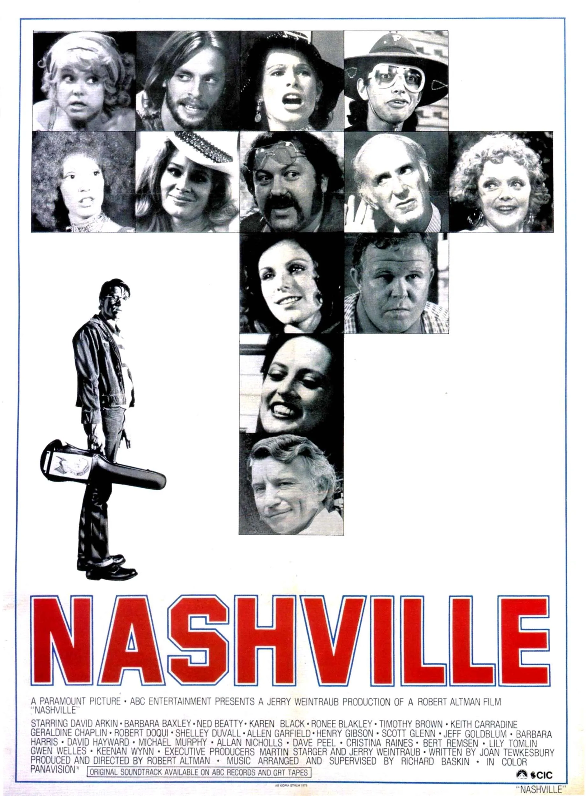 Jeff Goldblum, Ned Beatty, Karen Black, Keith Carradine, Geraldine Chaplin, Shelley Duvall, Henry Gibson, Barbara Baxley, Ronee Blakley, Allen Garfield, Barbara Harris, David Hayward, Gwen Welles, and Keenan Wynn in Nashville (1975)