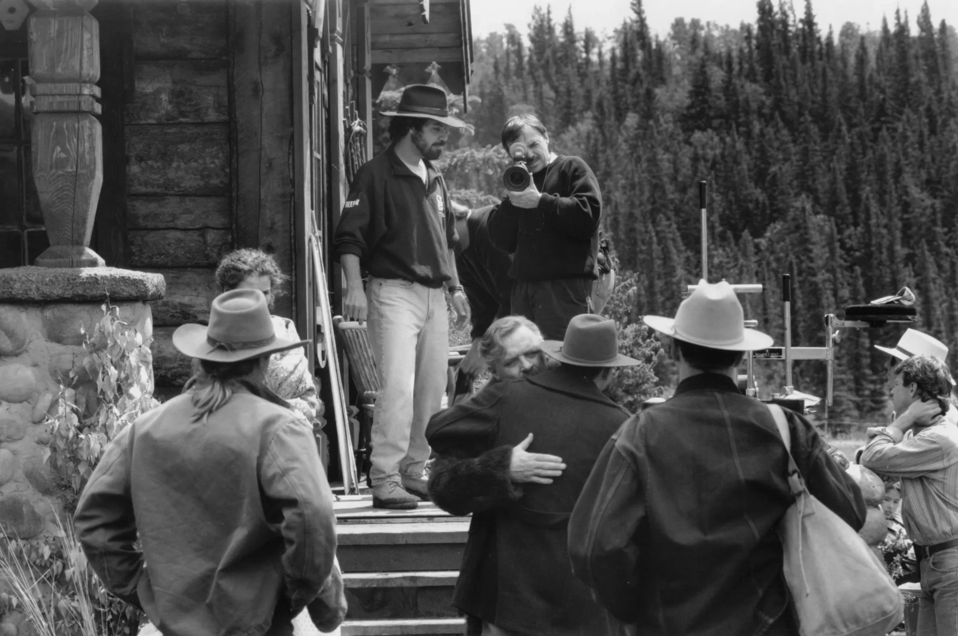 Anthony Hopkins, John Toll, and Edward Zwick in Legends of the Fall (1994)