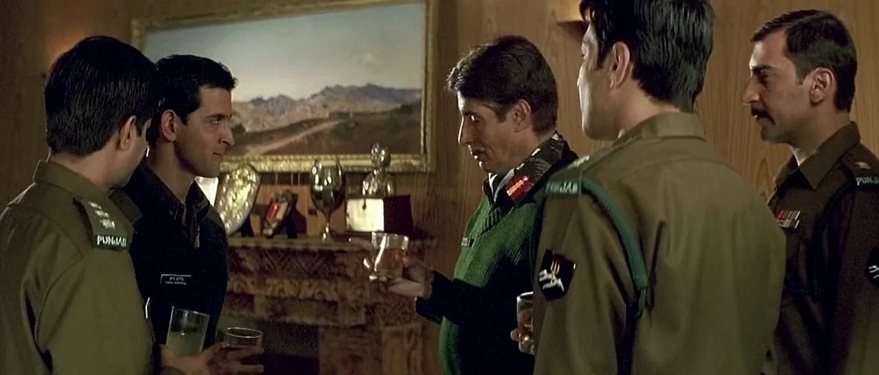 Amitabh Bachchan and Hrithik Roshan in Lakshya (2004)