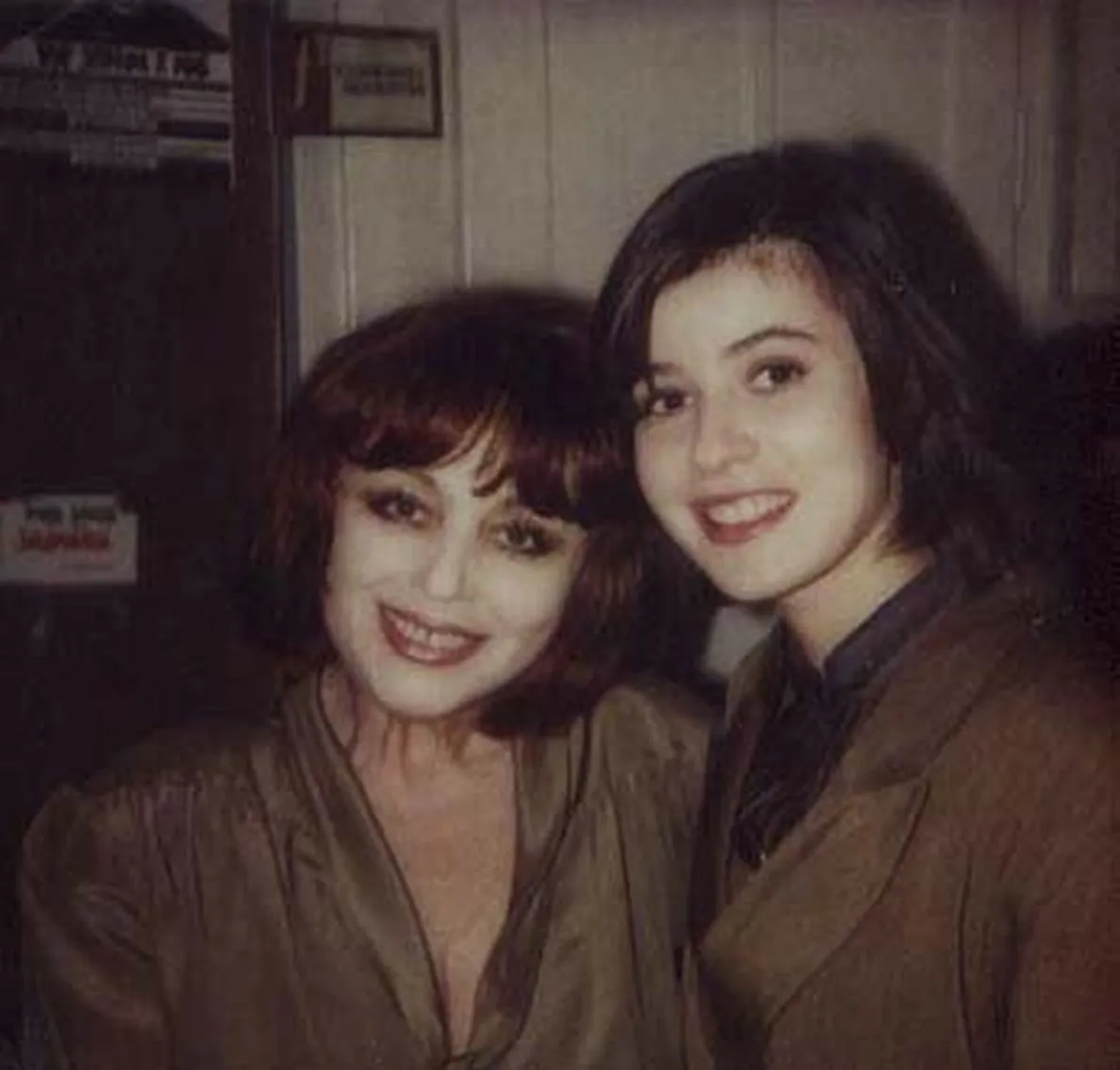 Irène Jacob and Kalina Jedrusik at an event for The Double Life of Véronique (1991)