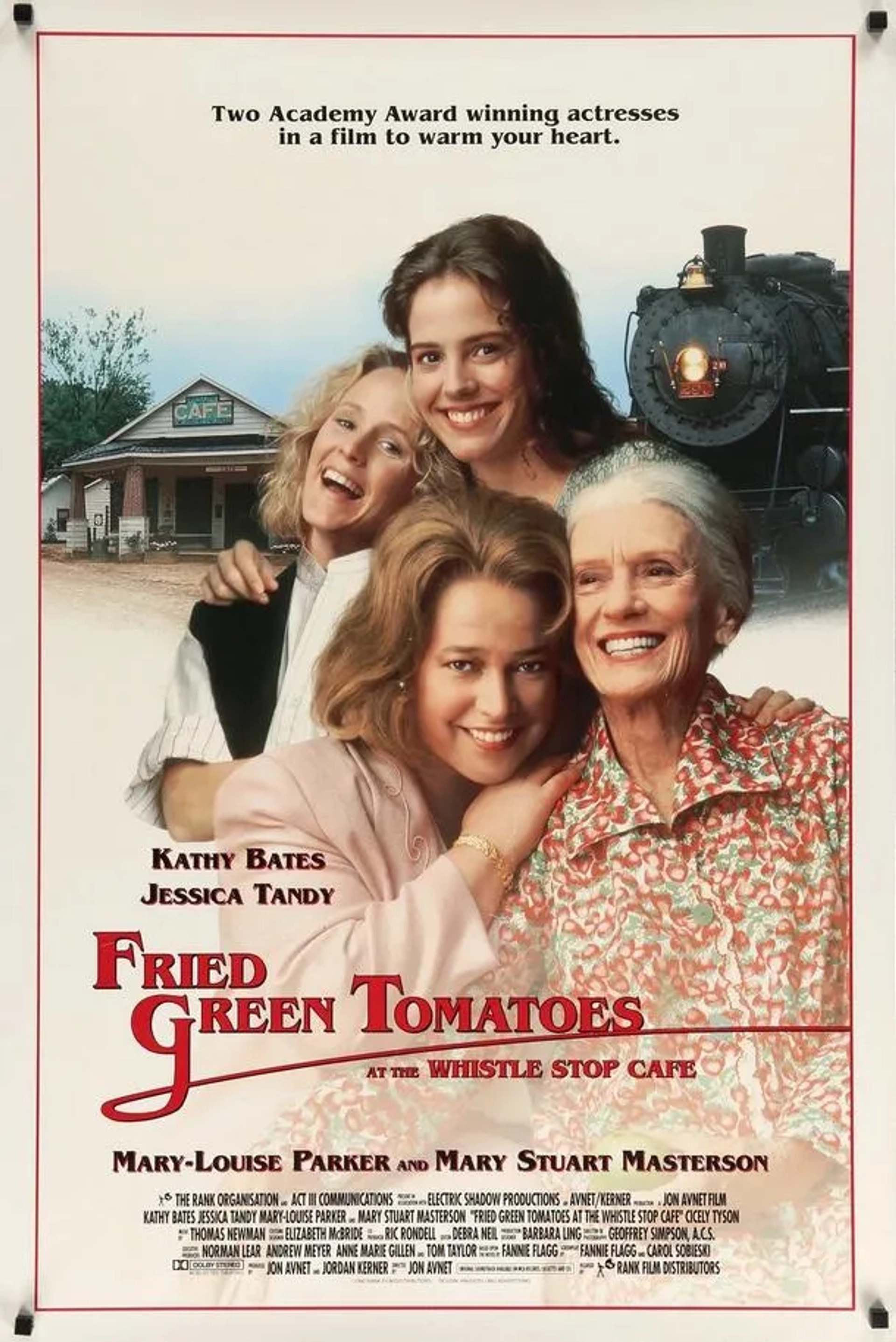 Mary Stuart Masterson, Mary-Louise Parker, Kathy Bates, and Jessica Tandy in Fried Green Tomatoes (1991)