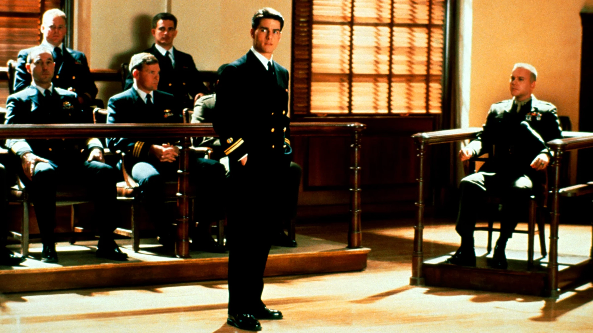 Tom Cruise and Kiefer Sutherland in A Few Good Men (1992)