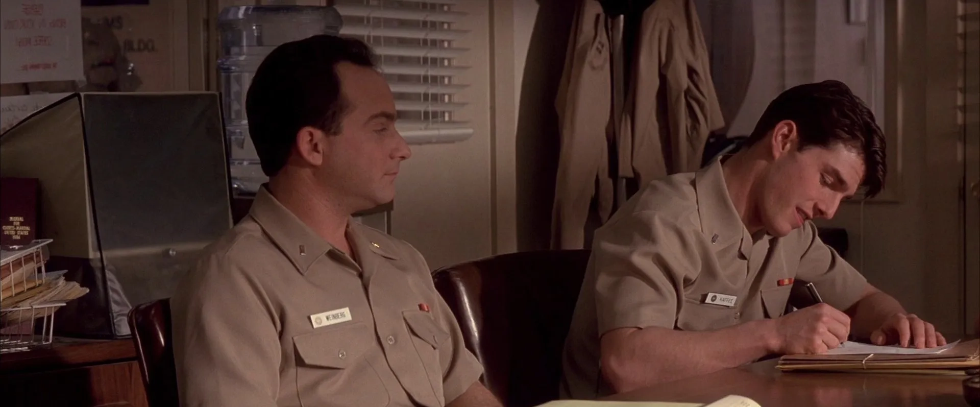 Tom Cruise and Kevin Pollak in A Few Good Men (1992)