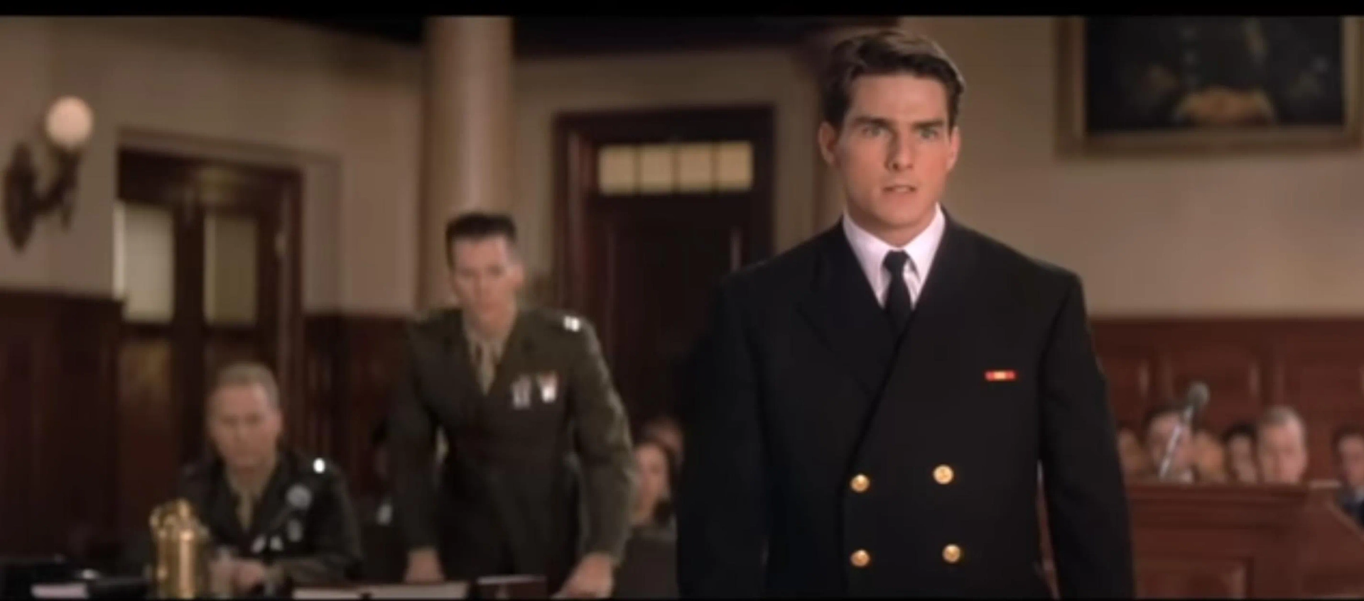 Kevin Bacon and Tom Cruise in A Few Good Men (1992)