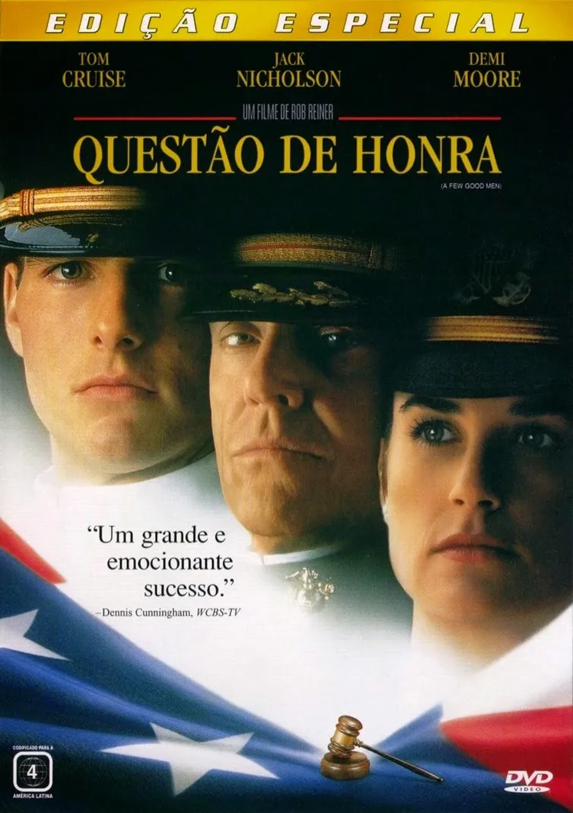 Tom Cruise, Demi Moore, and Jack Nicholson in A Few Good Men (1992)