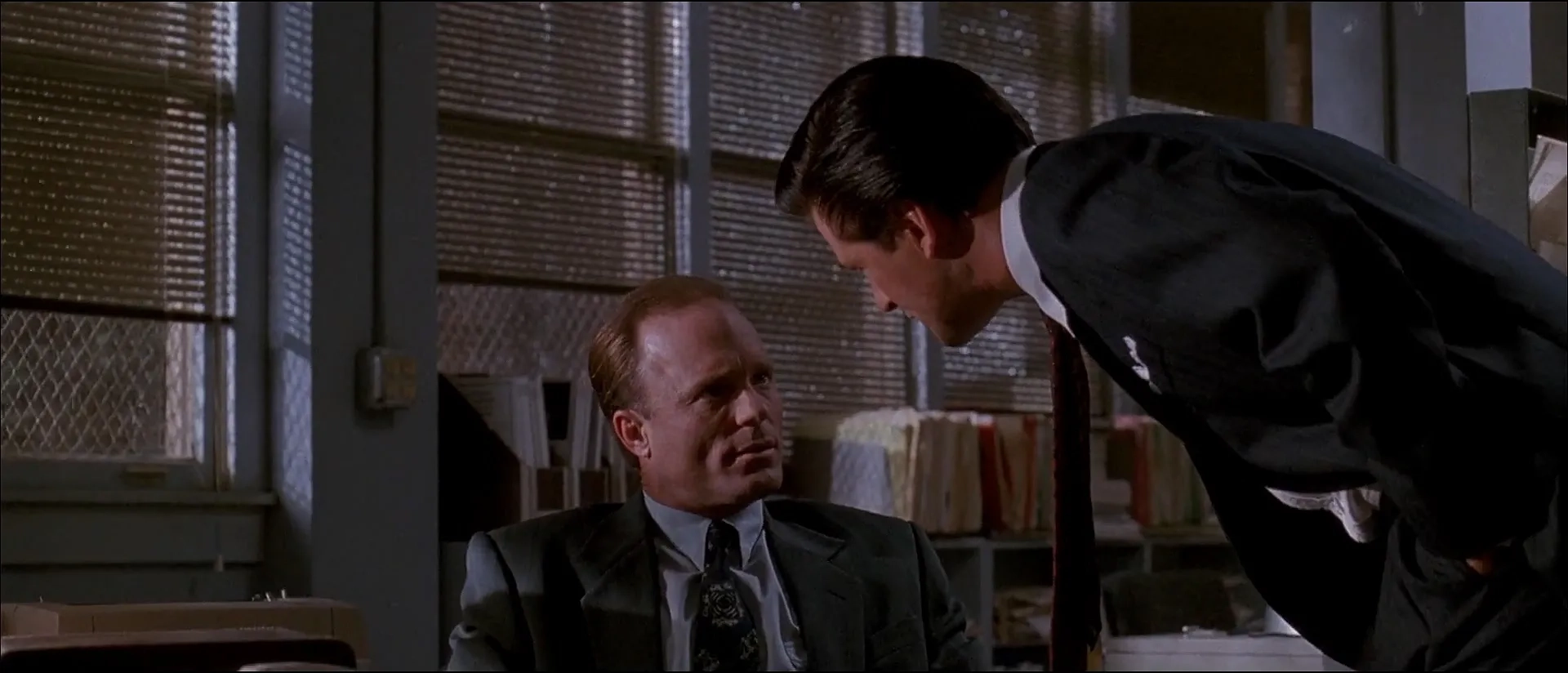 Alec Baldwin and Ed Harris in Glengarry Glen Ross (1992)