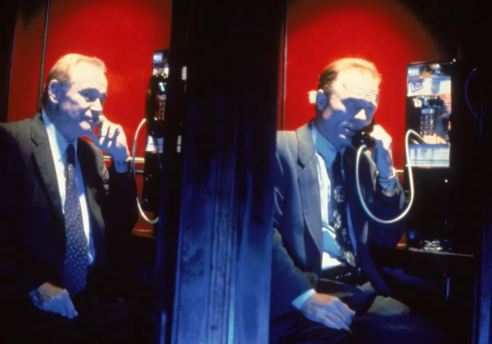 Ed Harris and Jack Lemmon in Glengarry Glen Ross (1992)