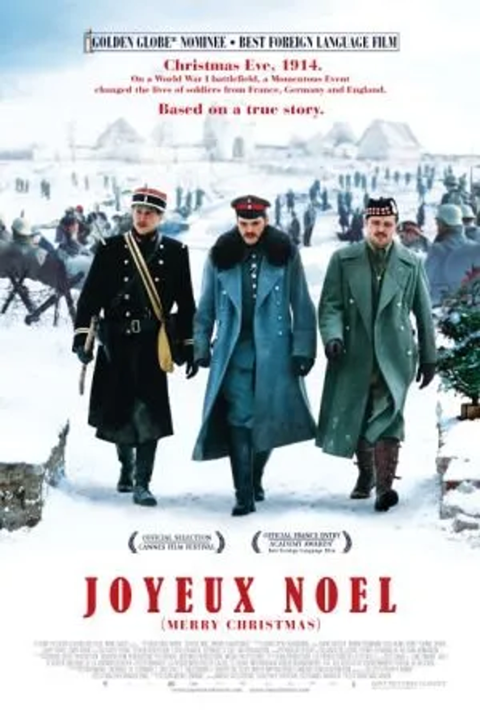 Daniel Brühl, Guillaume Canet, and Alex Ferns in Joyeux Noel (2005)