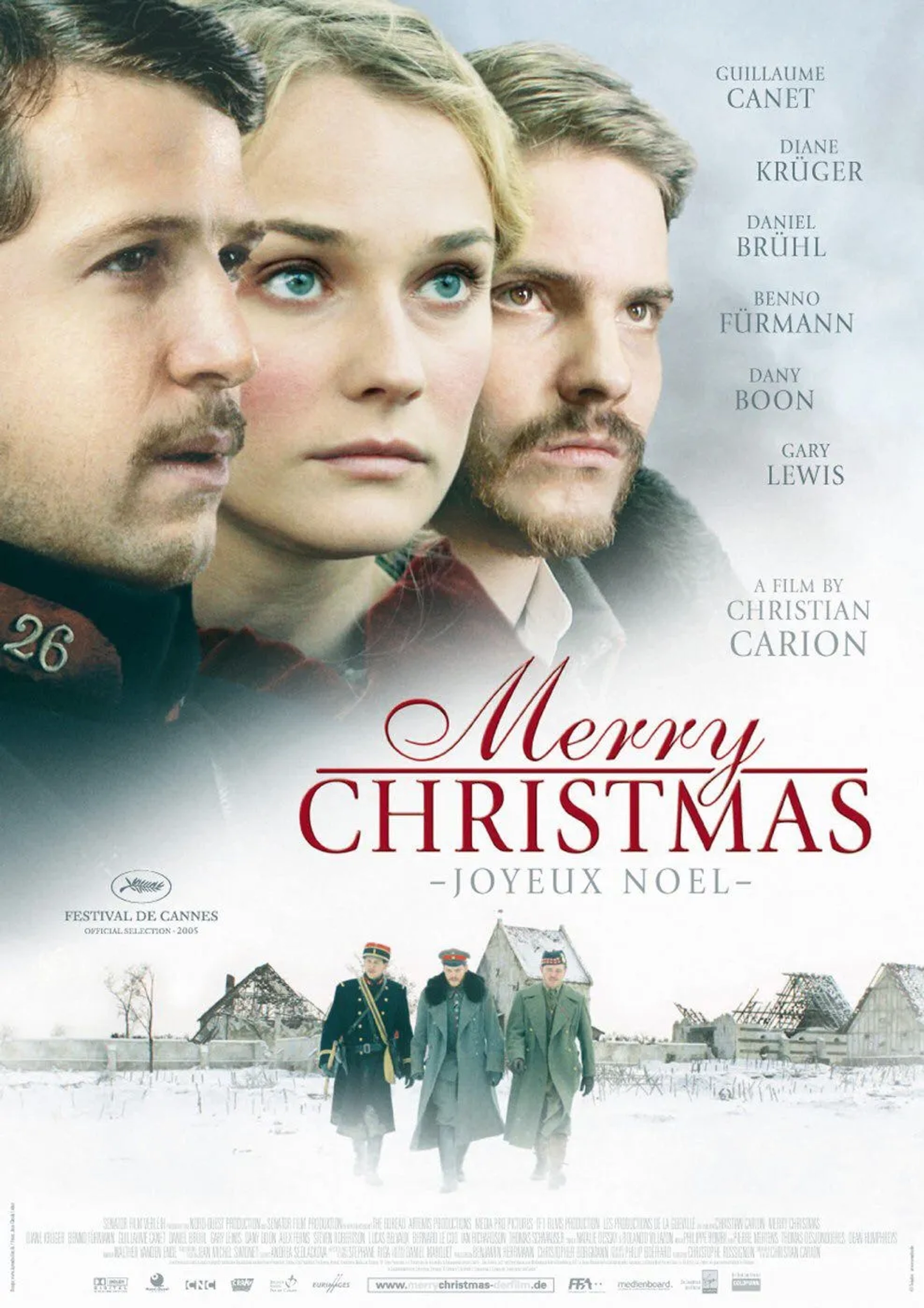 Daniel Brühl, Guillaume Canet, Alex Ferns, and Diane Kruger in Joyeux Noel (2005)