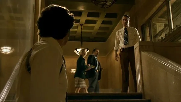 Dermot Mulroney, Mark Ruffalo, Bryan C. Hartnell, and Monica Hartnell in Zodiac (2007)